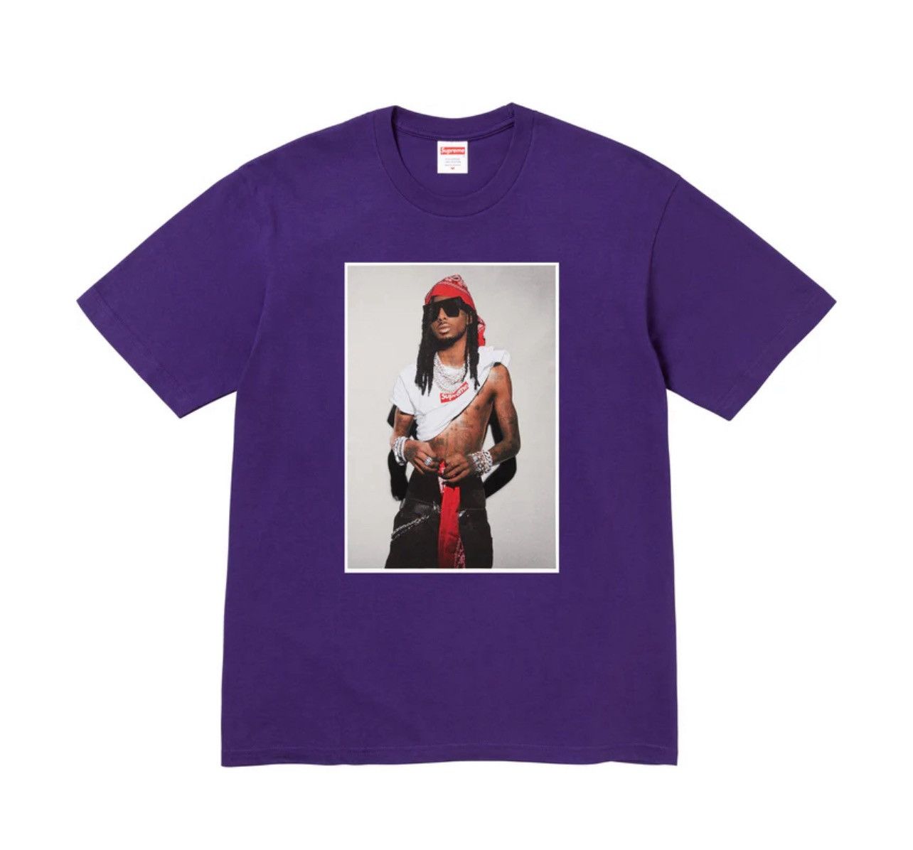 Supreme Purple playboi carti tee Size US L / EU 52-54 / 3 - 1 Preview