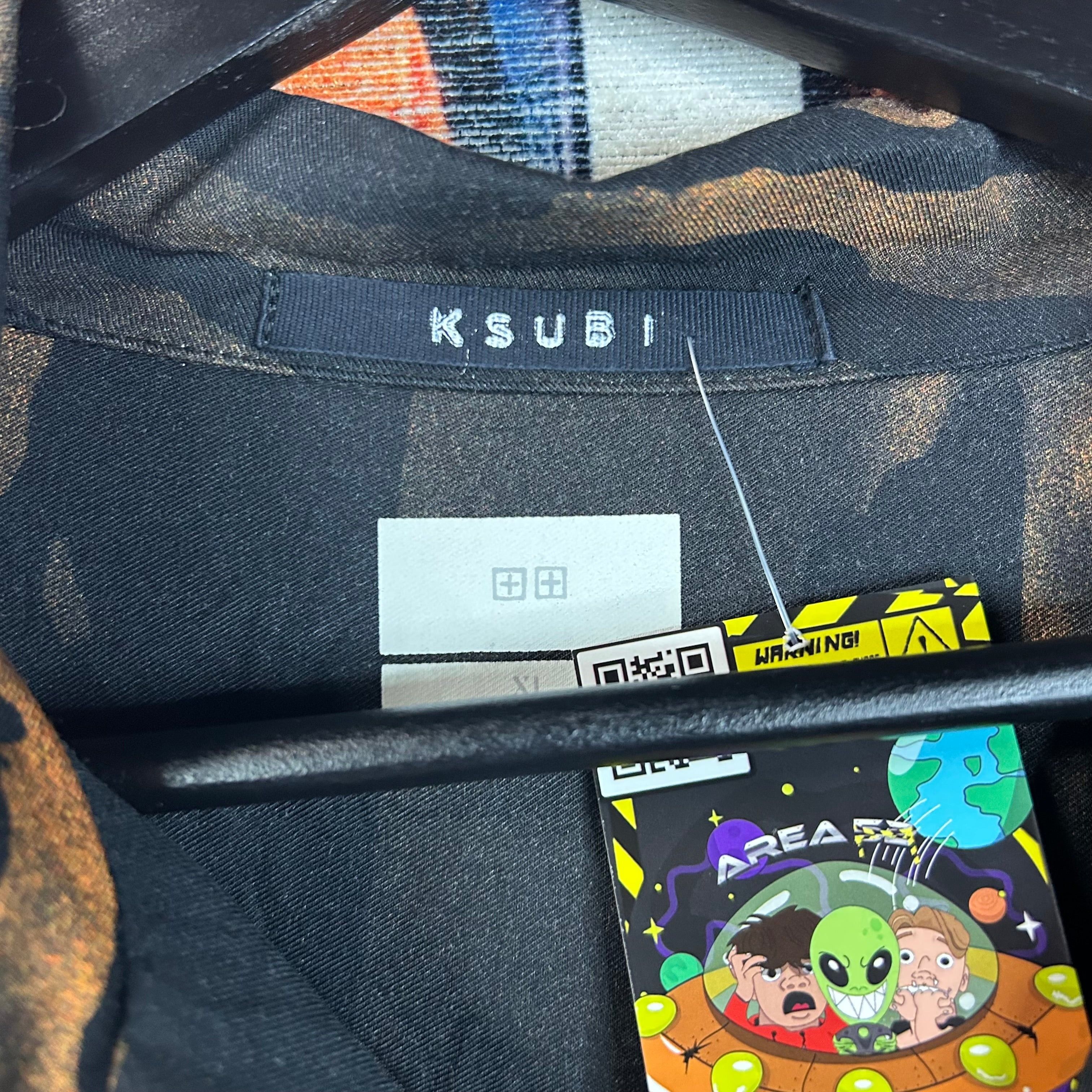 Ksubi Ksubi Black and Orange Button Up Shirt Size XL Size US XL / EU 56 / 4 - 3 Thumbnail