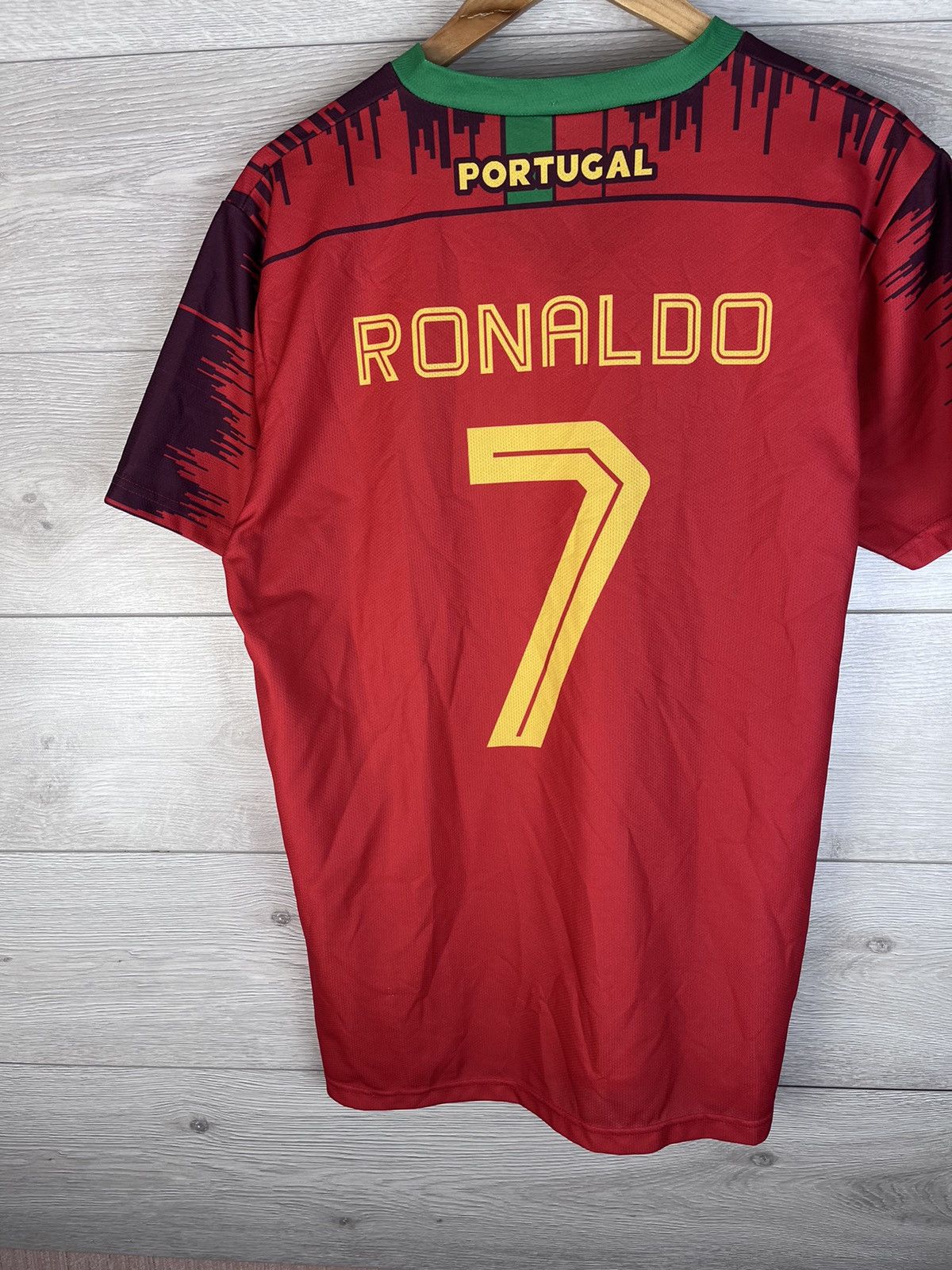 Other Men soccer jersey Portugal 🇵🇹 #7 Ronaldo Size US M / EU 48-50 / 2 - 12 Thumbnail