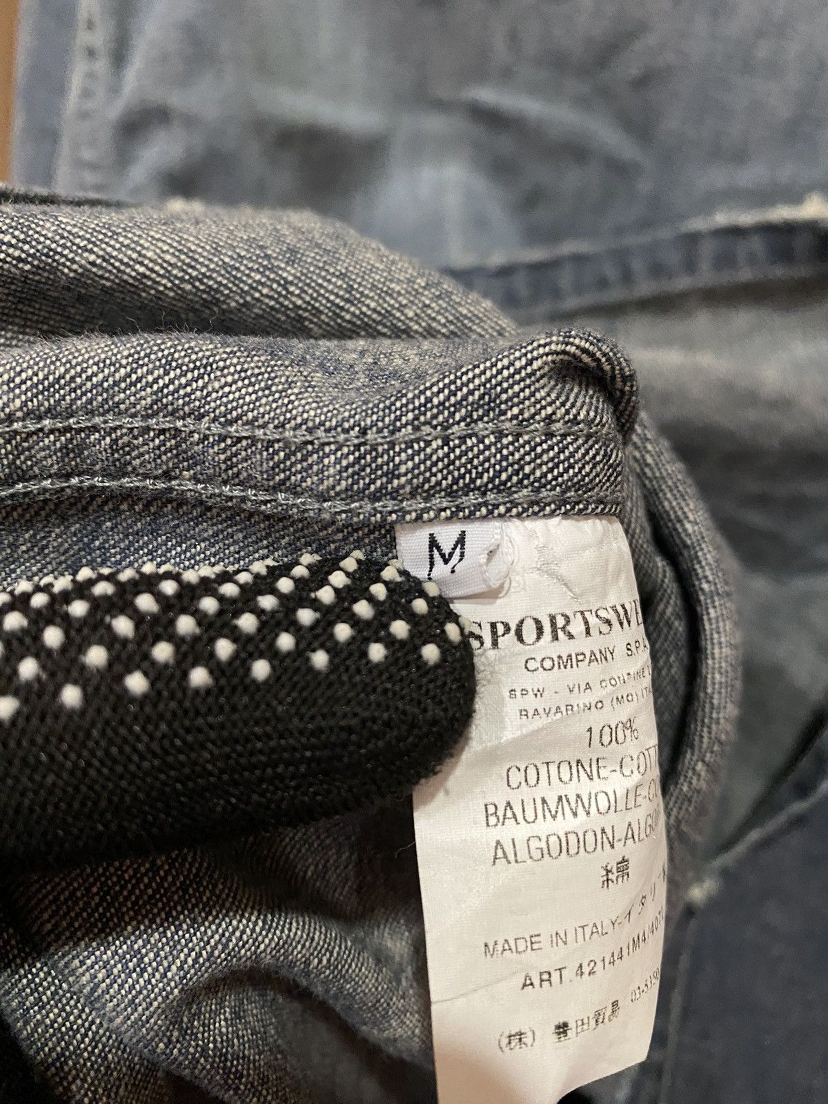 Massimo Osti × Stone Island Stone Island Denim Overshirt Jacket - Italian Made Utility Size US M / EU 48-50 / 2 - 14 Thumbnail