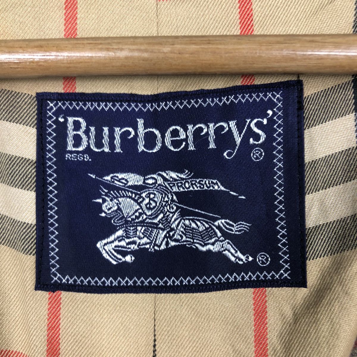 Burberry 📌Vintage Trench Coat Long Jacket Burberrys Nova Check Size US M / EU 48-50 / 2 - 19 Thumbnail