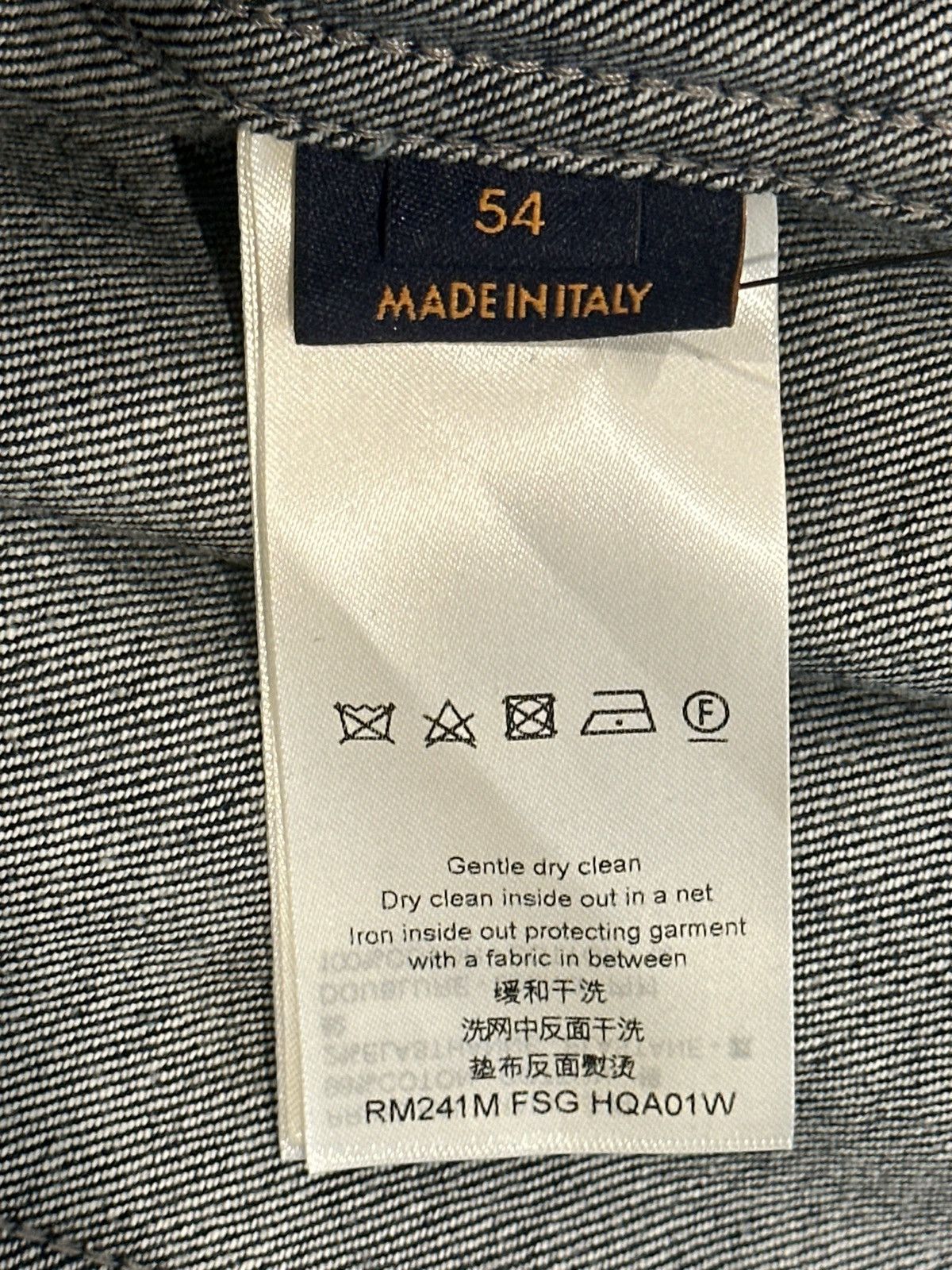 Louis Vuitton Louis Vuitton Monogram Printed Denim Jacket (Indigo) Size US L / EU 52-54 / 3 - 9 Thumbnail