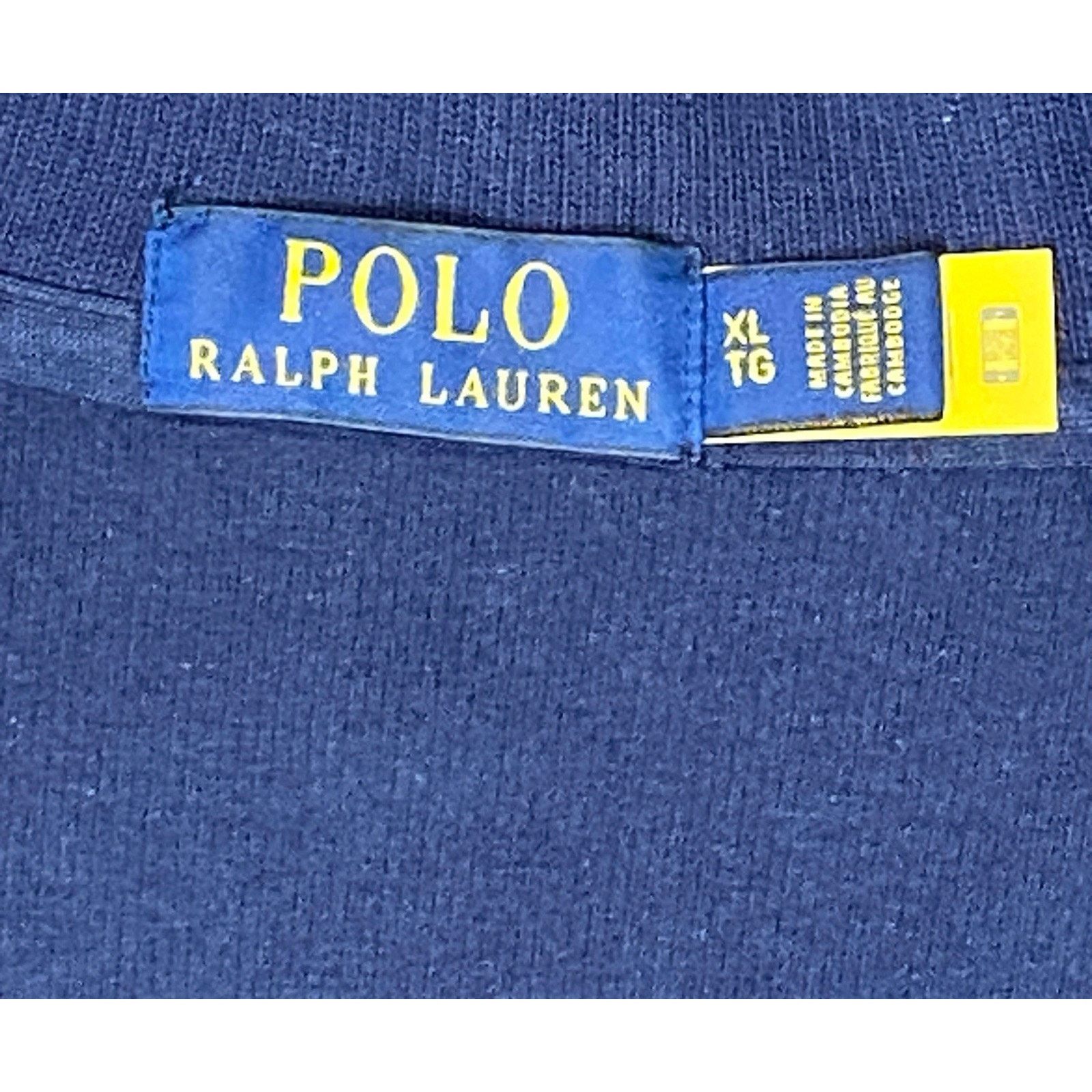 Polo Ralph Lauren Polo Men XL TG Blue 1/4Zip Pullover Mockneck Sweater Size US XL / EU 56 / 4 - 4 Thumbnail