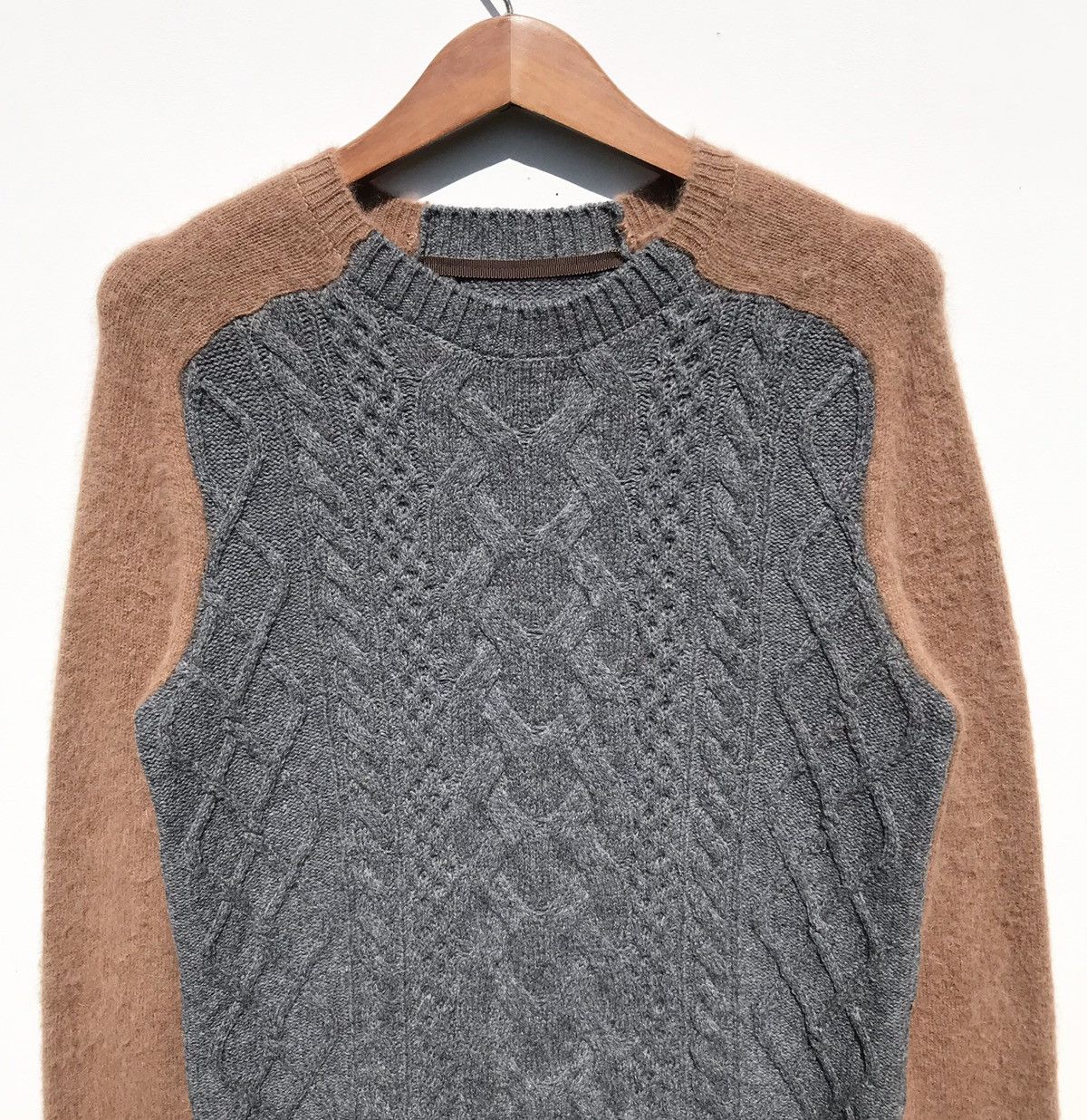 Japanese Brand Sacai 668 Knitwear Wool Angora Nylon Sacai Size US S / EU 44-46 / 1 - 9 Thumbnail
