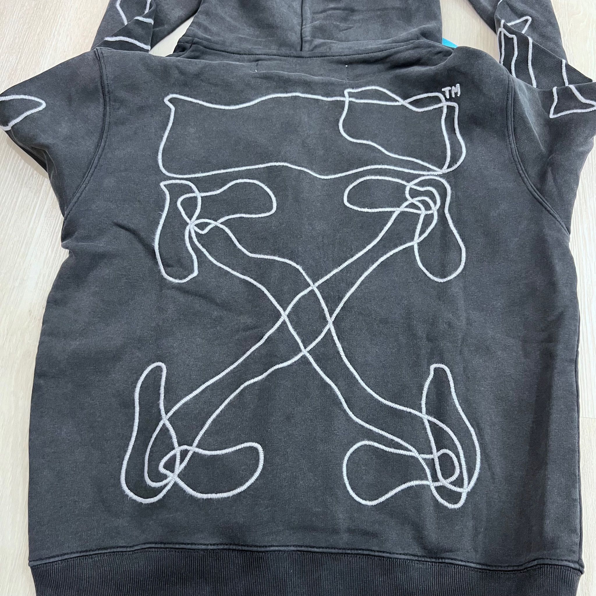 Off-White Off-white Arrows Extended Lace Full Zip Hooded Jacket Size US M / EU 48-50 / 2 - 5 Thumbnail
