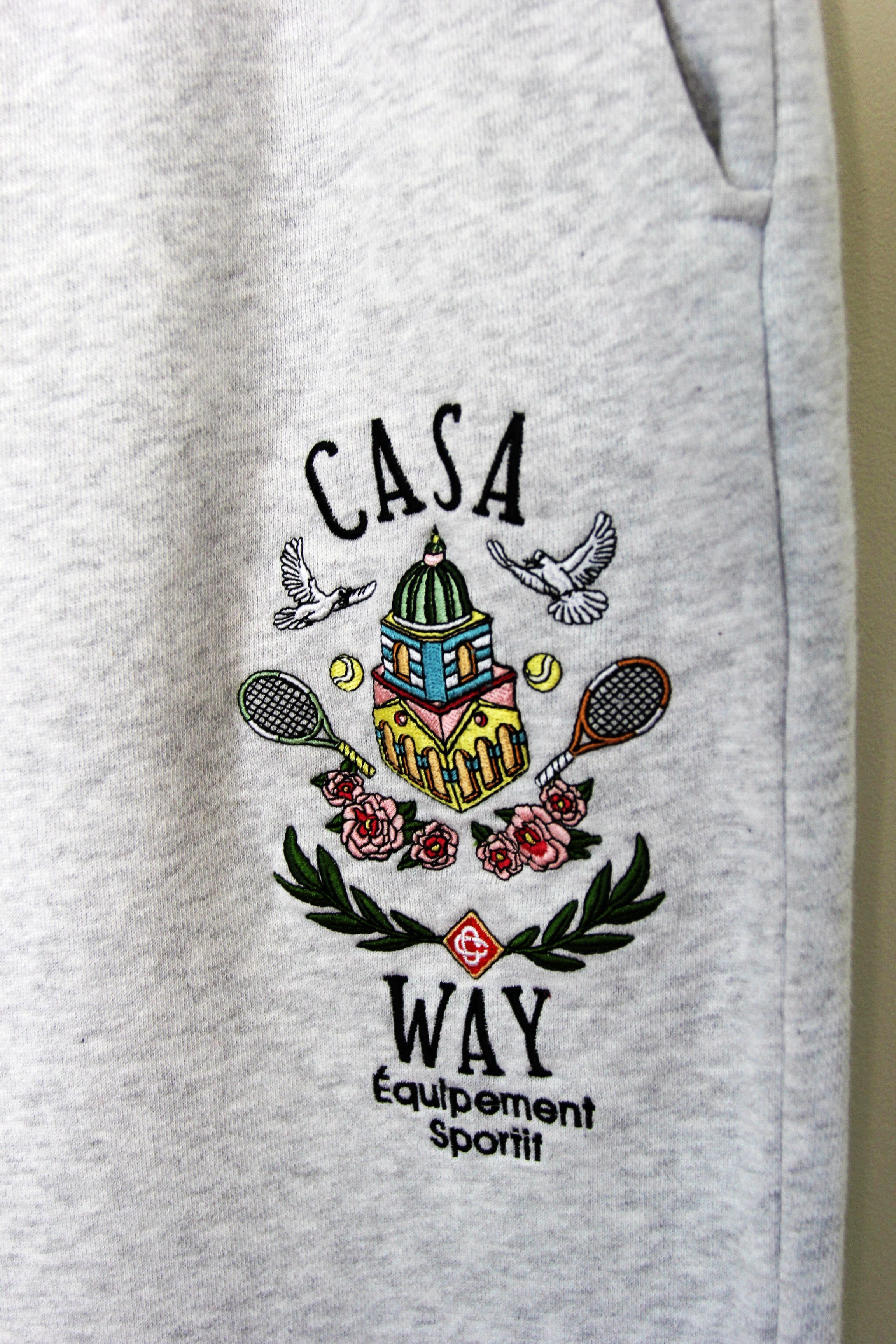 Casablanca BNWT AW23 CASABLANCA MARLE LOOPBACK CASAWAY SWEATPANTS XL Size US 36 / EU 52 - 8 Thumbnail