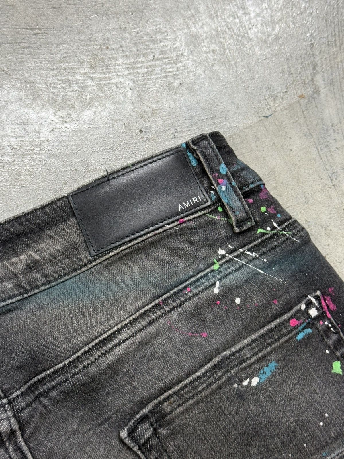 Amiri Amiri Distressed Paint Splatter Jeans Size US 30 / EU 46 - 9 Thumbnail