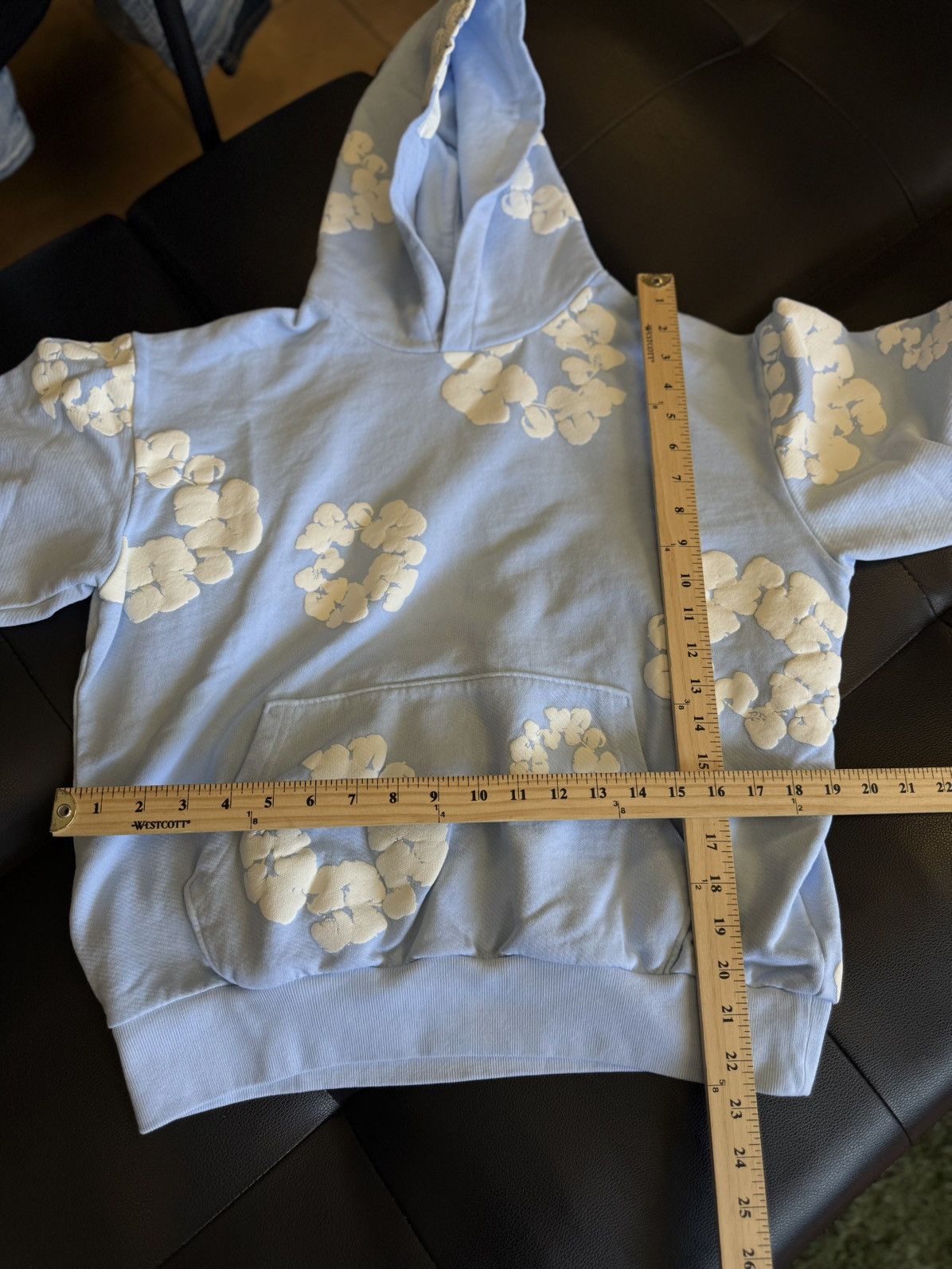 DENIM TEARS Denim Tears Cotton Wreath Hoodie Size XS Blue (NEW) Size US XS / EU 42 / 0 - 6 Thumbnail
