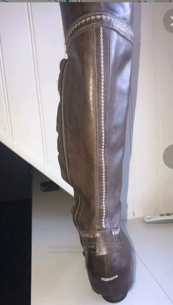 Marithe + Francois Girbaud Marithé + François Girbaud MFG Leather Boots. Size US 6 / IT 36 - 5 Thumbnail