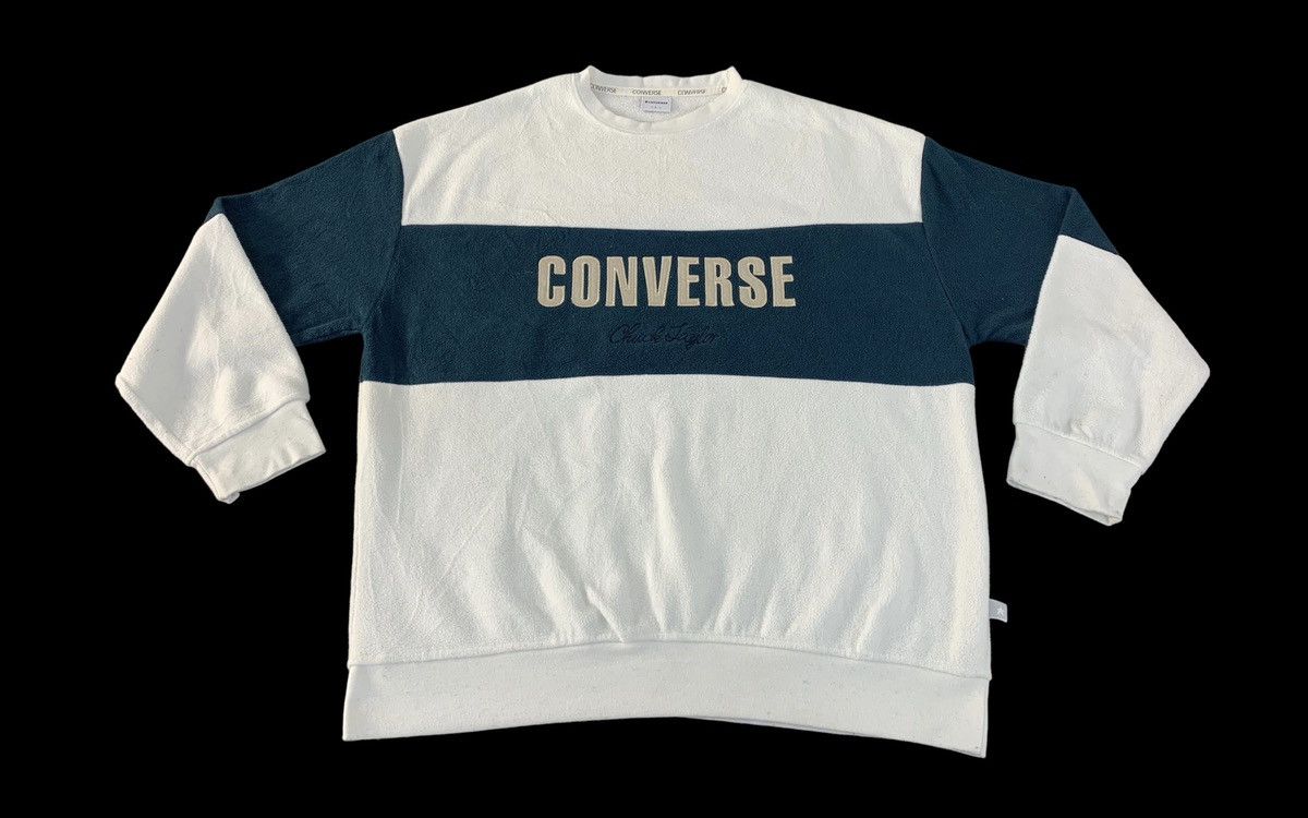 Converse Converse Fluffy Fleece Crewneck Pullover Embroidery Logo Size US L / EU 52-54 / 3 - 1 Thumbnail