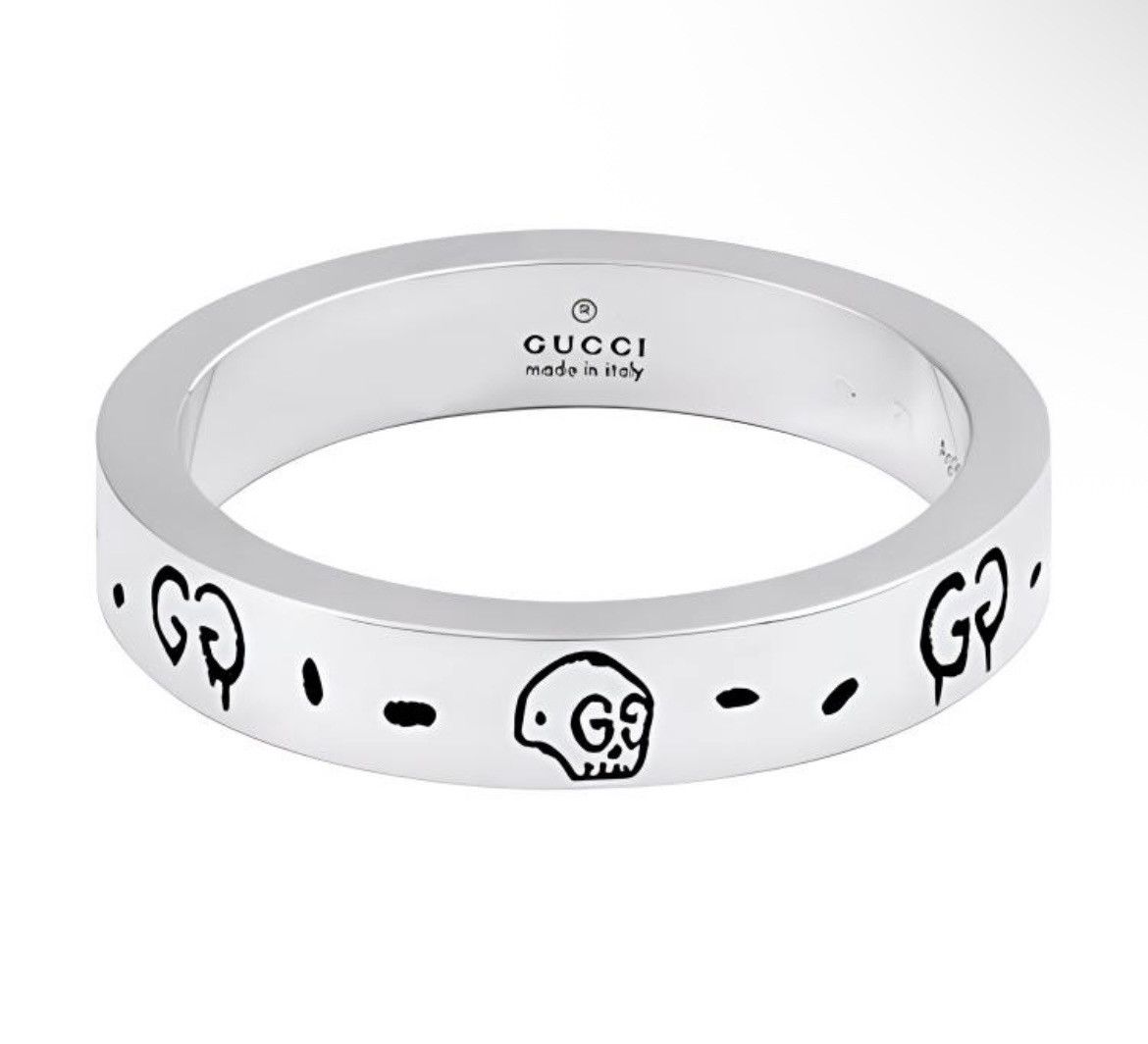 Gucci Gucci GG Ghost Costume Ring Silver Ag925 477932 Size ONE SIZE - 1 Thumbnail