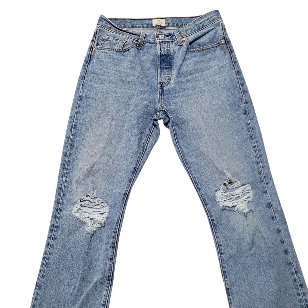Levi's Levi's 501 Original Distressed Button-Fly Frayed Jean 28/30 Size 28" / US 6 / IT 42 - 5 Thumbnail