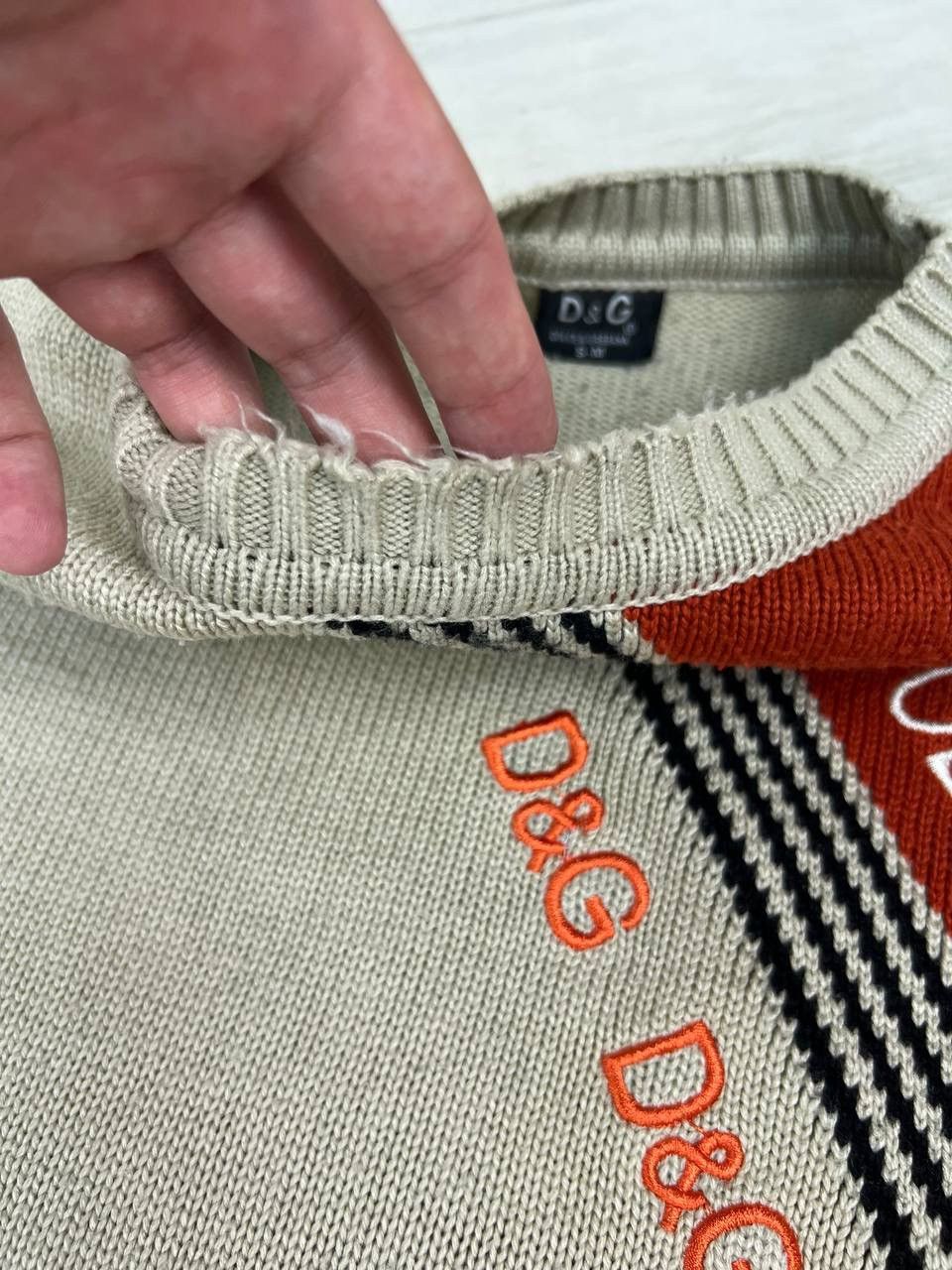 Dolce & Gabbana Vintage Dolce Gabbana Big Logo DG Knit Sweater 90s Size US M / EU 48-50 / 2 - 7 Thumbnail