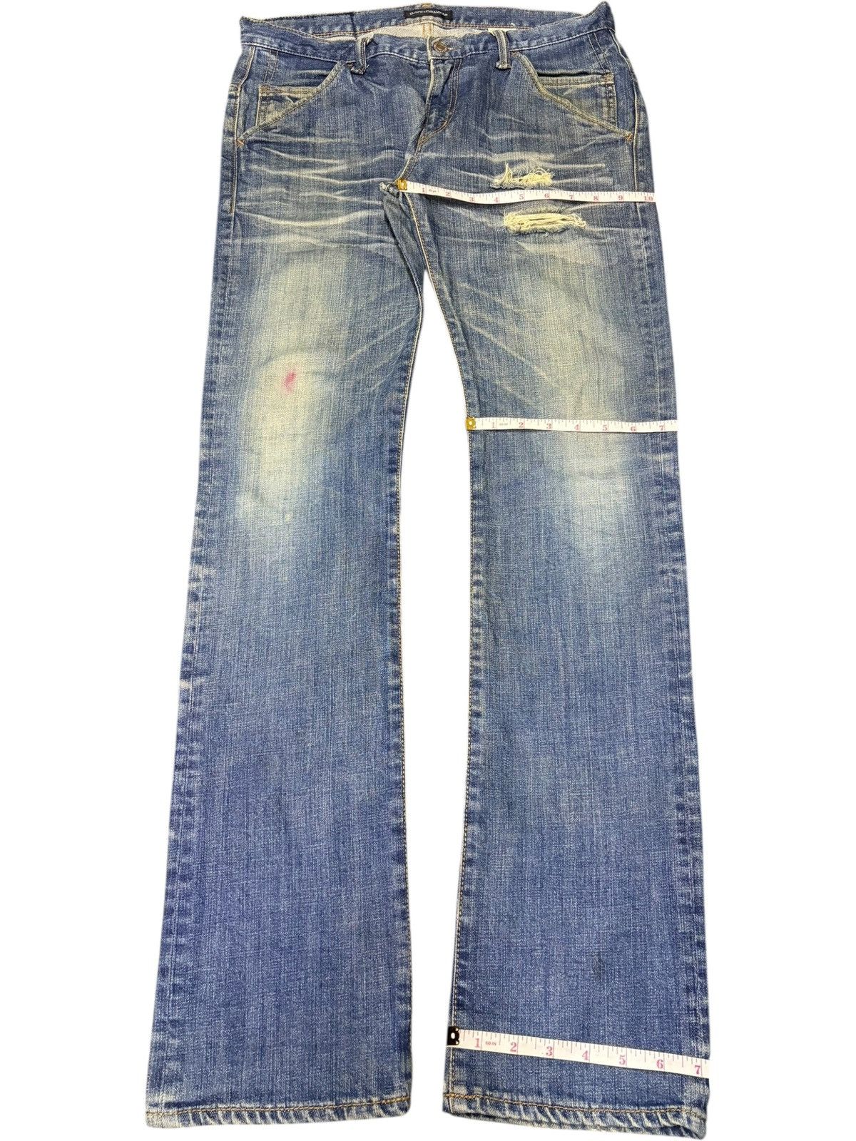 Diesel Vintage Japanese Brand Mud Wash Distressed Jeans Size US 32 / EU 48 - 8 Thumbnail