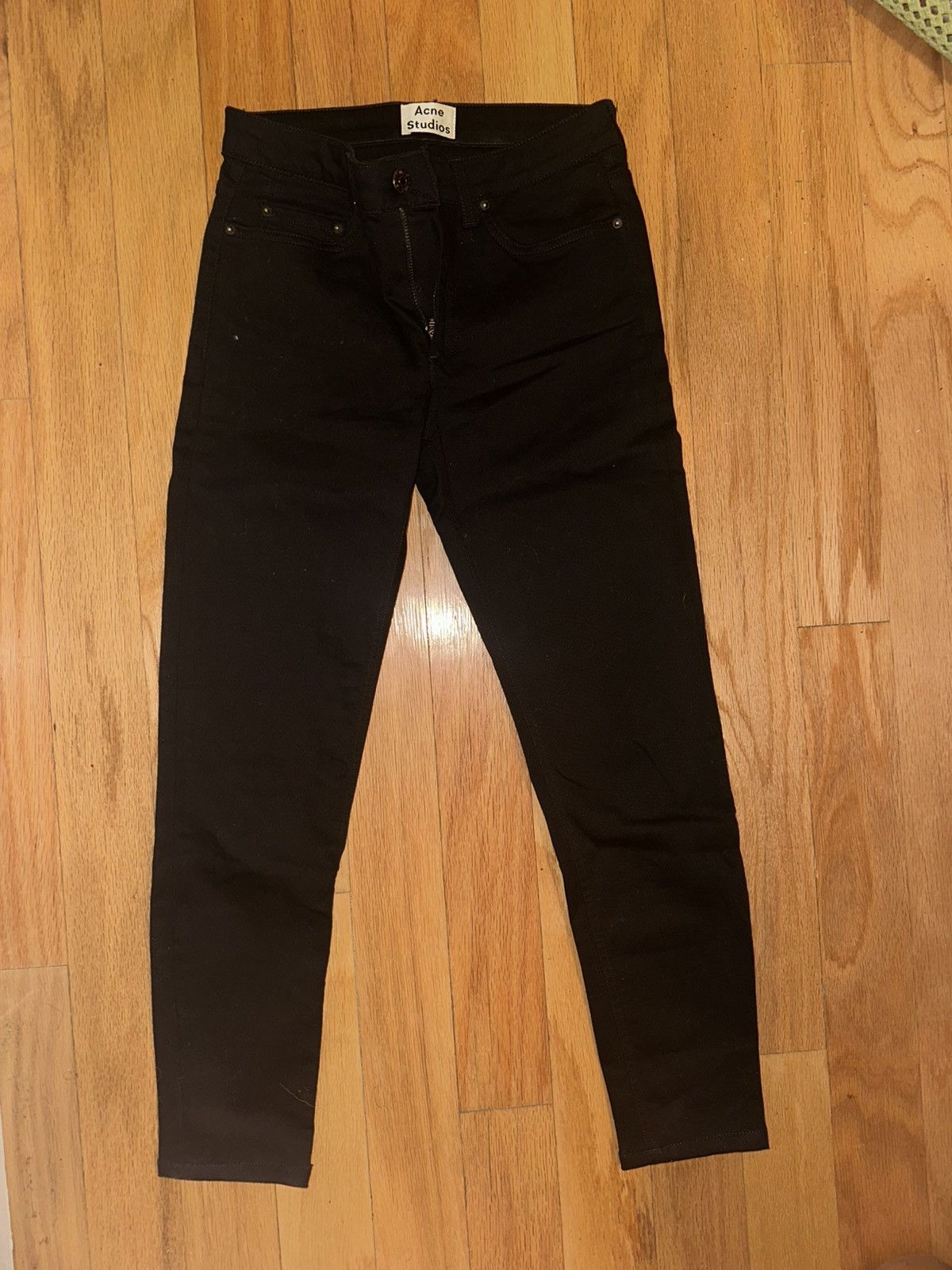 Acne Studios Vintage Acne studios Japanese Black denim jeans Size 26" / US 2 / IT 38 - 1 Thumbnail