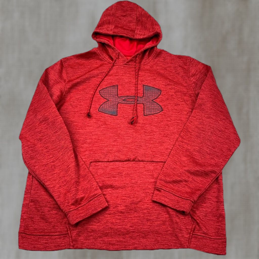 Under Armour Under Armour Hoodie Men XL Red Loose Fit ColdGear Performance Sweatshirt Hoodie Size US XL / EU 56 / 4 - 1 Thumbnail