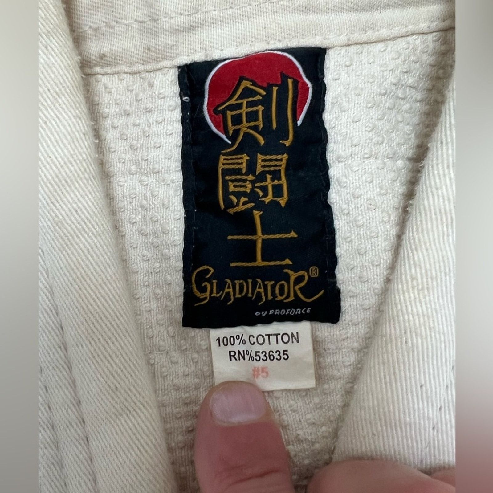 Other ProForce Gladiator Kimono Ripstop GI - Beige Cream #5 Size US XL / EU 56 / 4 - 5 Thumbnail