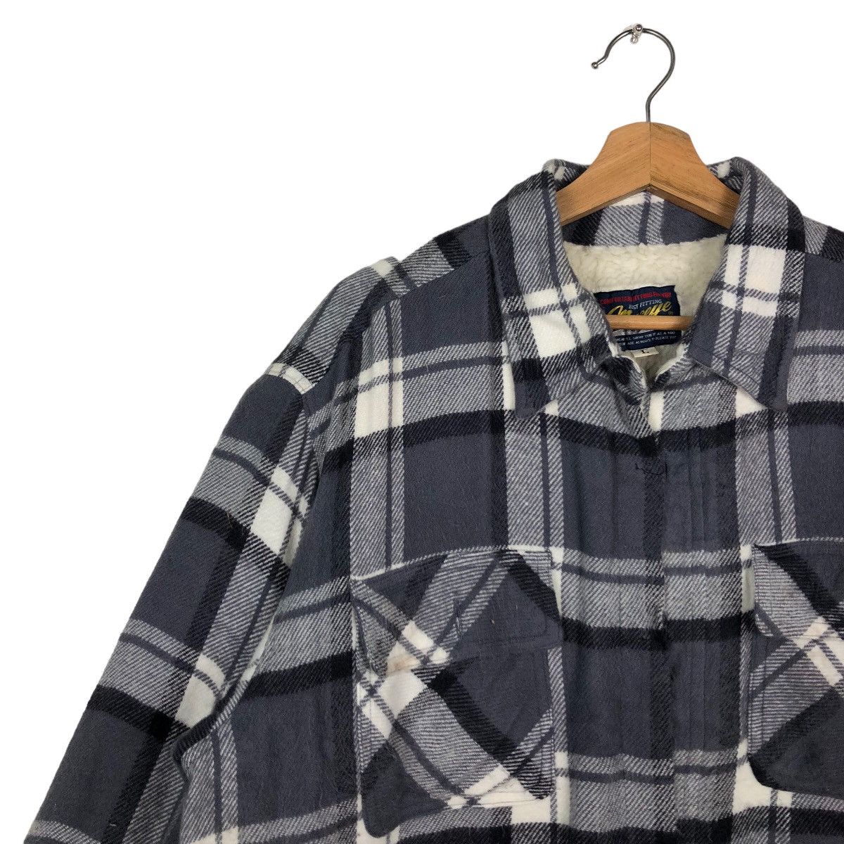 Japanese Brand 🔥90’s Vintage Flannel Mink Fur Jacket Tartan Design Maceye Size US M / EU 48-50 / 2 - 6 Thumbnail