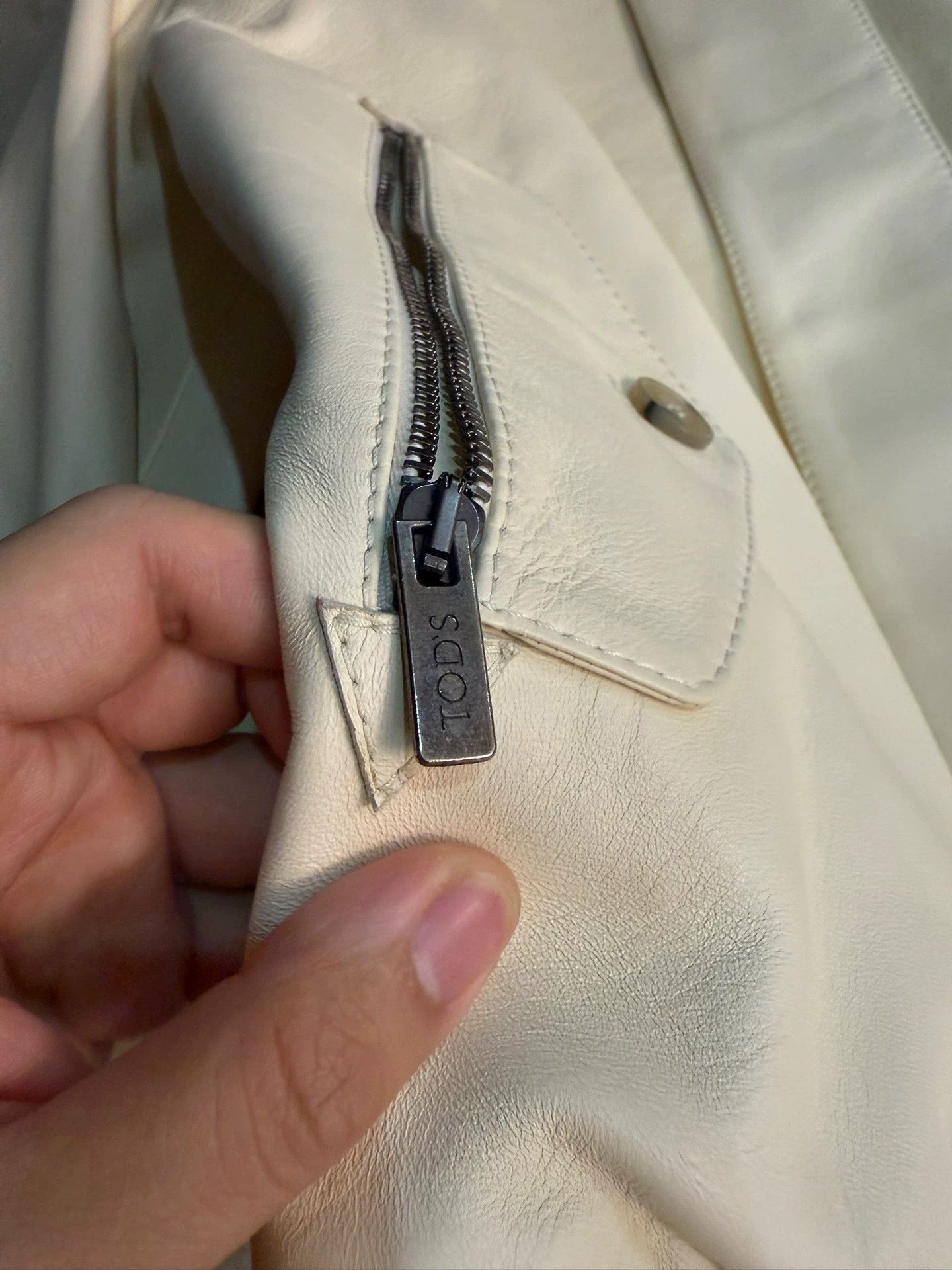 Tod's TOD'S Men's Leather Jacket 48 (New - Tags Removed) Size US M / EU 48-50 / 2 - 4 Thumbnail