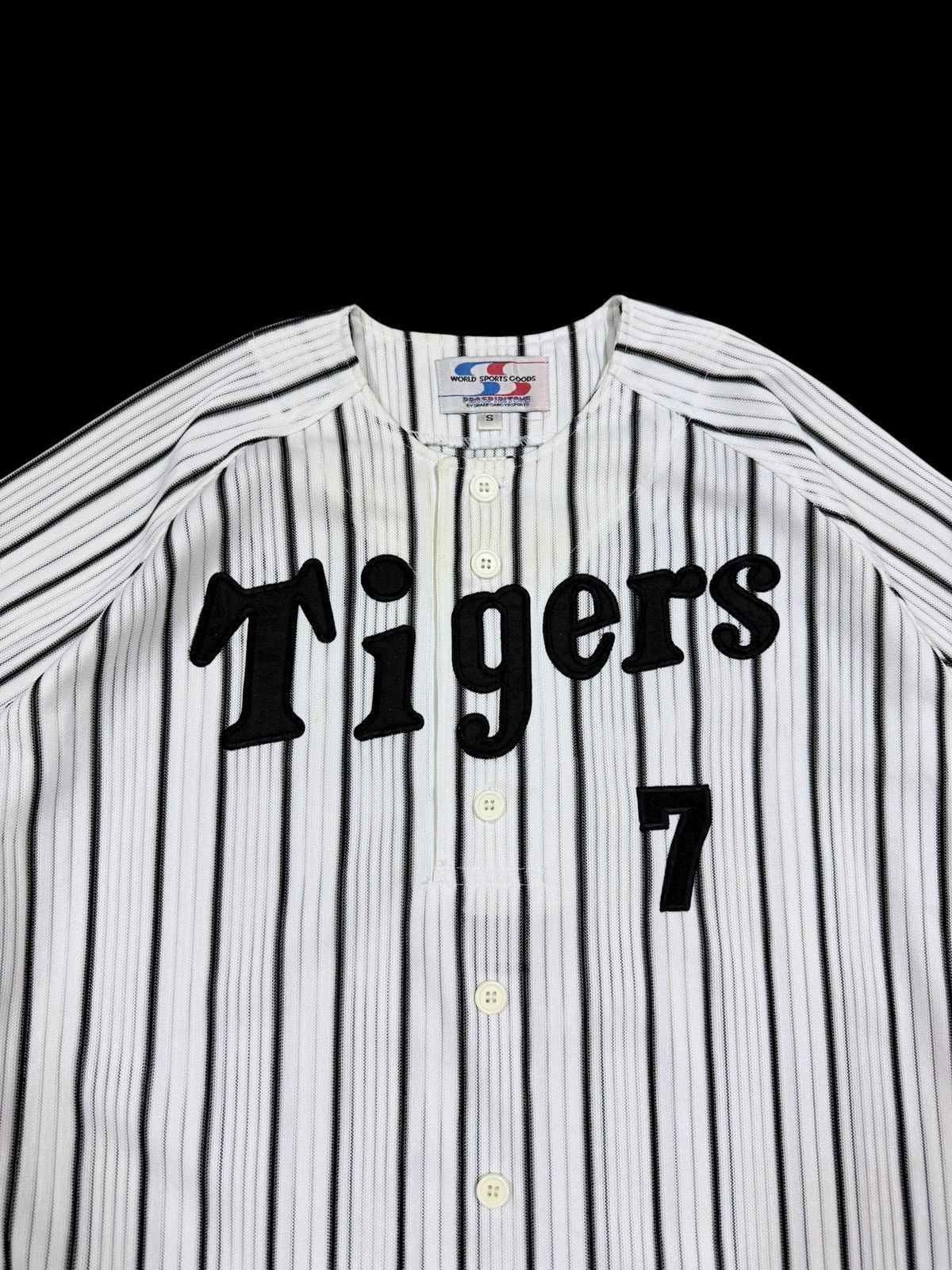 Japanese Brand Vtg🔥90’s Hashin Tigers Baseball Jersey #7 IMAOKA Size US S / EU 44-46 / 1 - 3 Thumbnail