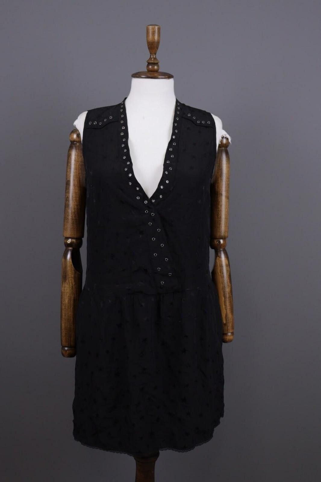 Zadig & Voltaire Zadig & Voltaire Deluxe Star Printed Tank Knee Length Dress Size L / US 10 / IT 46 - 1 Thumbnail