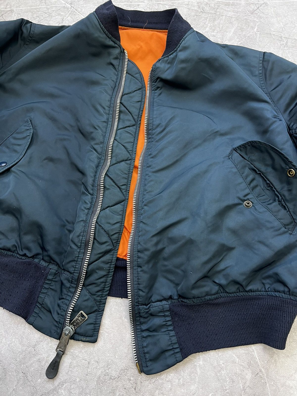 Alpha Industries Vintage KANYE WEST STYLE Alpha Industries Bomber Jacket Size US L / EU 52-54 / 3 - 9 Thumbnail