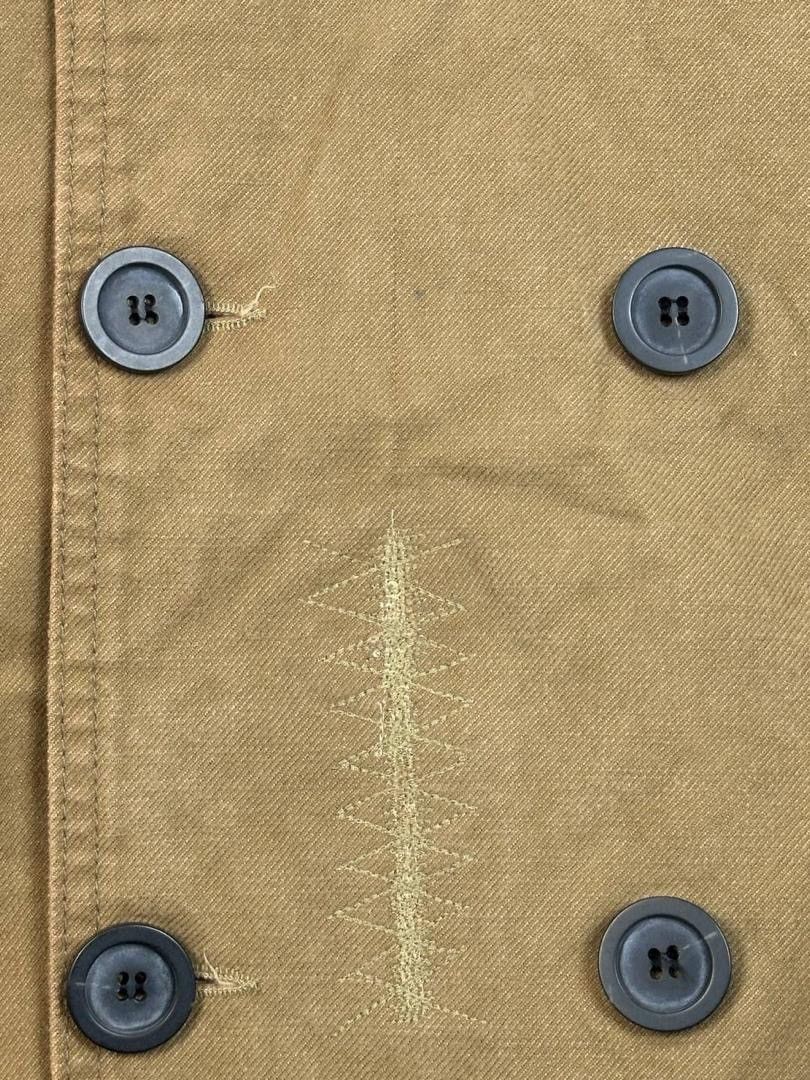 Number (N)ine Number (N)ine Cotton / Denim Down Coat (Pit 19) Size US XXS / EU 40 - 5 Thumbnail