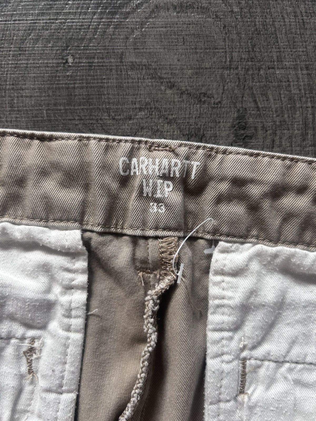 Carhartt Wip Beige Carhartt Shorts Size US 33 - 4 Thumbnail