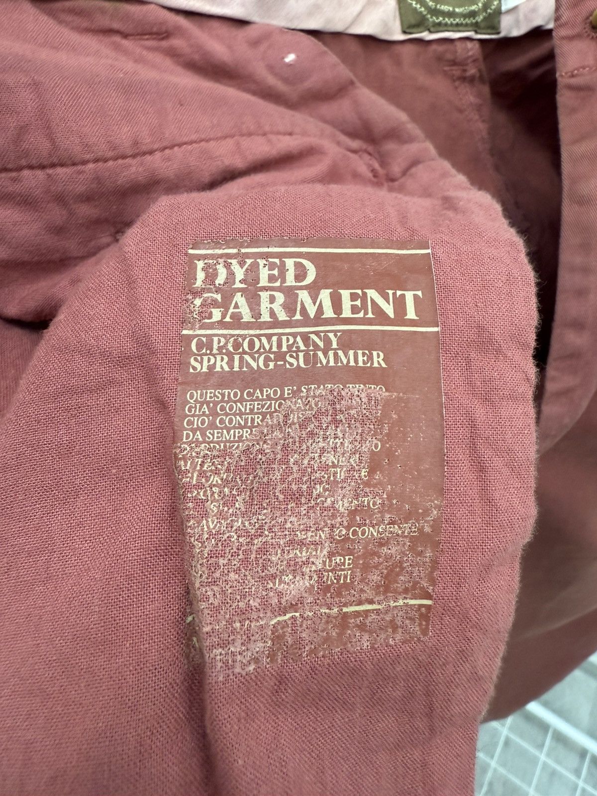 C.P. Company Archive C.P. Company by Massimo Osti Garment Dyed Pants Size US 30 / EU 46 - 8 Thumbnail