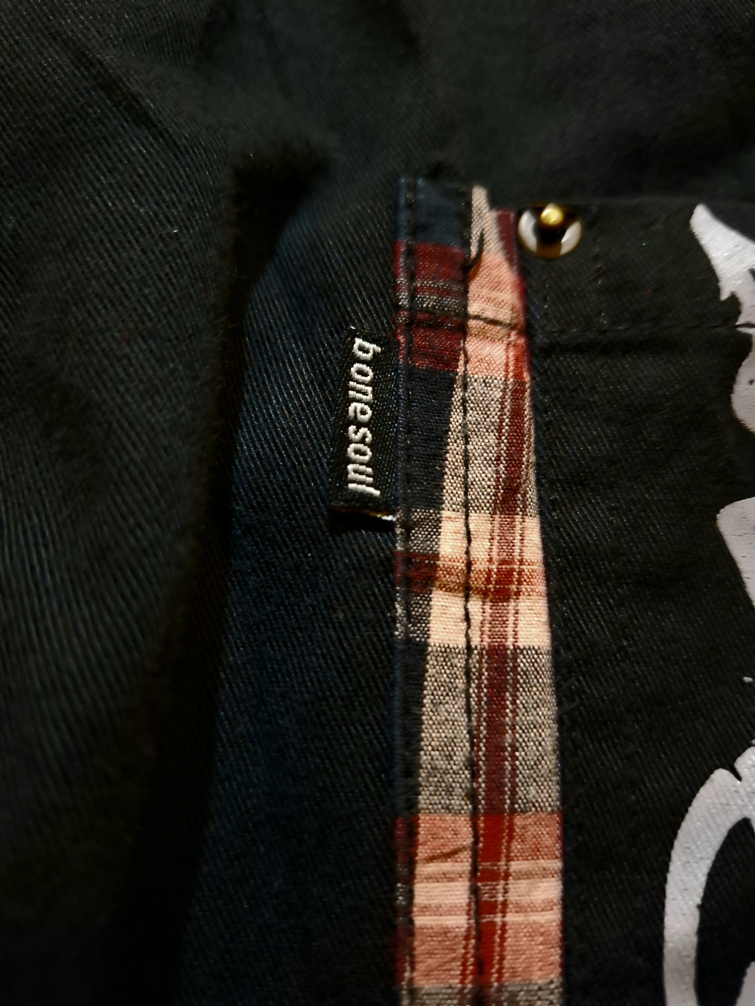 Japanese Brand 🔥 RARE Y2k B-One-Soul Projects Plaid Trim Streetwear Pants Size US 35 - 14 Thumbnail
