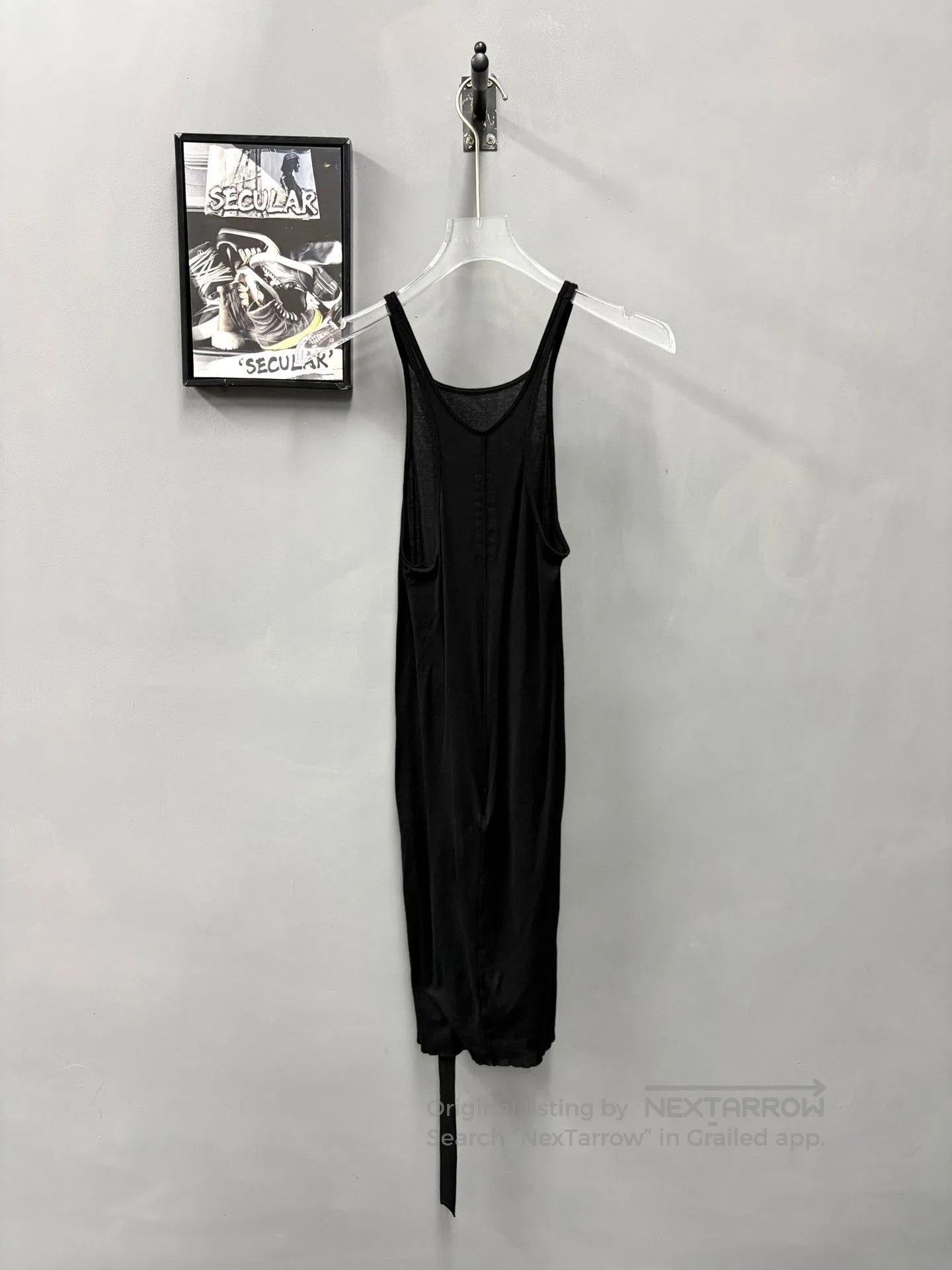 Rick Owens Drkshdw Rick Owens Drkshdw Slip Dress With Sash. Size XS / US 0-2 / IT 36-38 - 1 Thumbnail