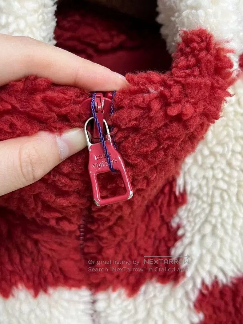 Louis Vuitton Louis Vuitton Red and White Check Jacket. Size US M / EU 48-50 / 2 - 4 Thumbnail
