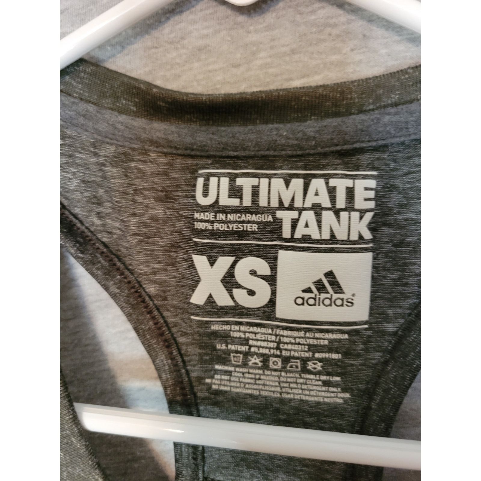 Adidas Women's Adidas Gray Climalite Racerback Workout Tank Top XS Size XS / US 0-2 / IT 36-38 - 3 Thumbnail