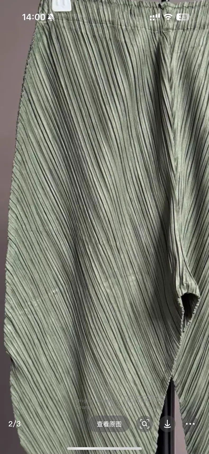 Issey Miyake Issey Miyake size:3 Pleated Viral Statement Pants Size 22" - 9 Thumbnail