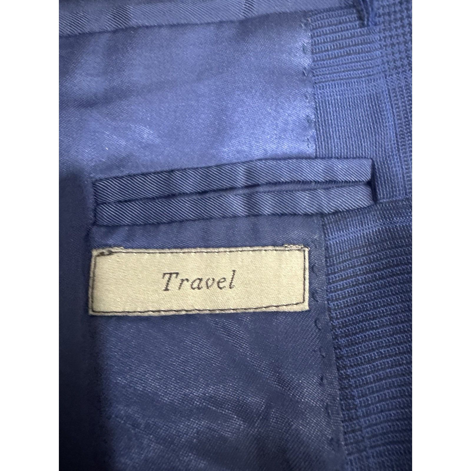 Canali Canali Blazer Jacket Men’s 44R(us) 54R Wool Blue Stripped Size 44R - 6 Thumbnail
