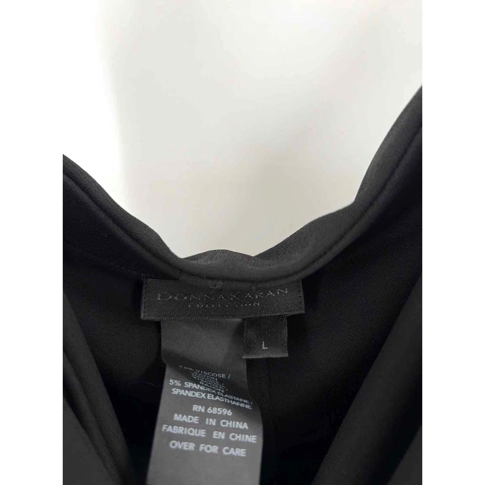 Donna Karan Donna Karan Maxi Skirt Size Large Black Pre-Owned Size 36" / US 14 / IT 50 - 4 Thumbnail