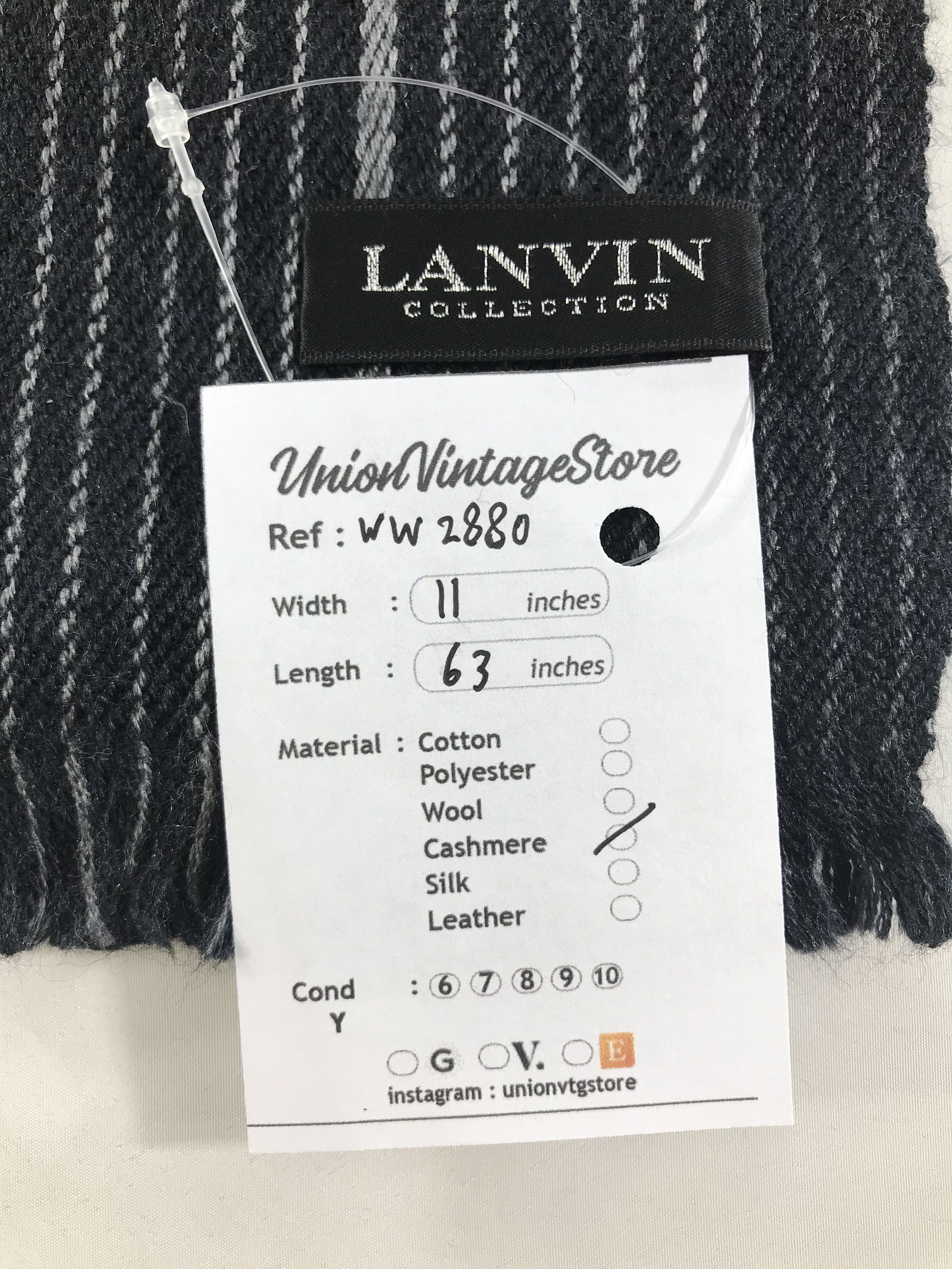 Lanvin Lanvin Scarf / Muffler / Neckwear - WW2880 Size ONE SIZE - 4 Thumbnail