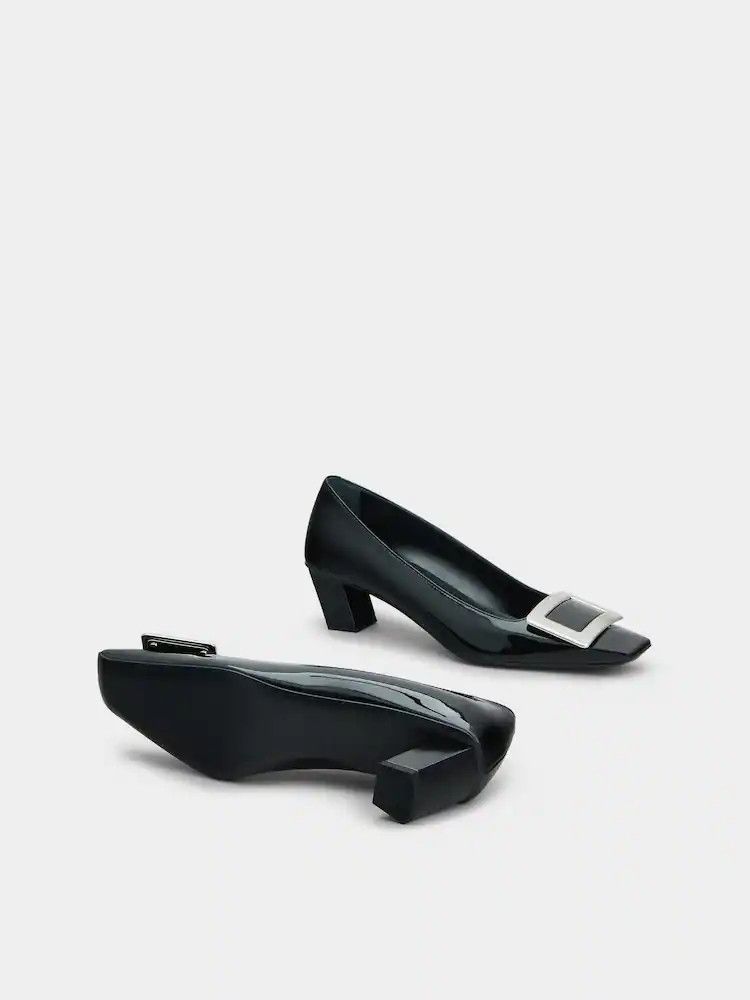 Roger Vivier o1s22i1n0824 Belle Viver 45 Pumps in Black Size US 10 / IT 40 - 6 Thumbnail
