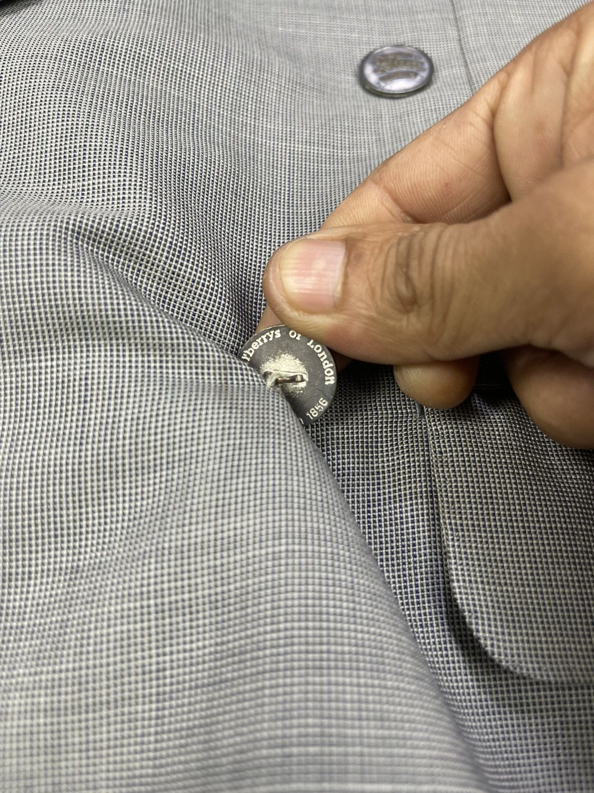 Burberry Vintage Burberrys Monogram Button Peak Lapel Blazer Size US M / EU 48-50 / 2 - 6 Thumbnail