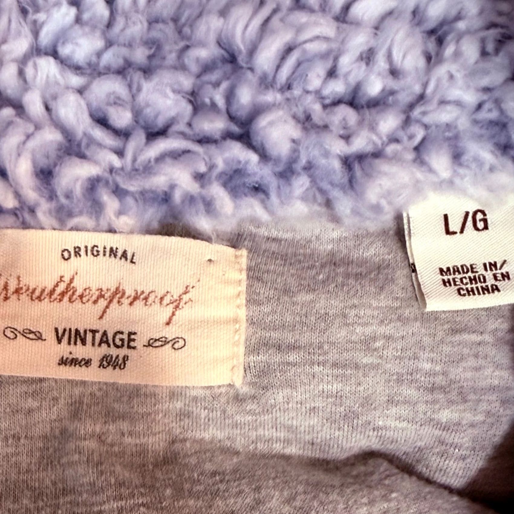 Weatherproof Weatherproof Vintage Pullover Sweatshirt L Blue Mock Neck Quarter Zip Fur Fleece Tops Ladies Weekend Comfort Casual Winter Fashion Size L / US 10 / IT 46 - 5 Thumbnail