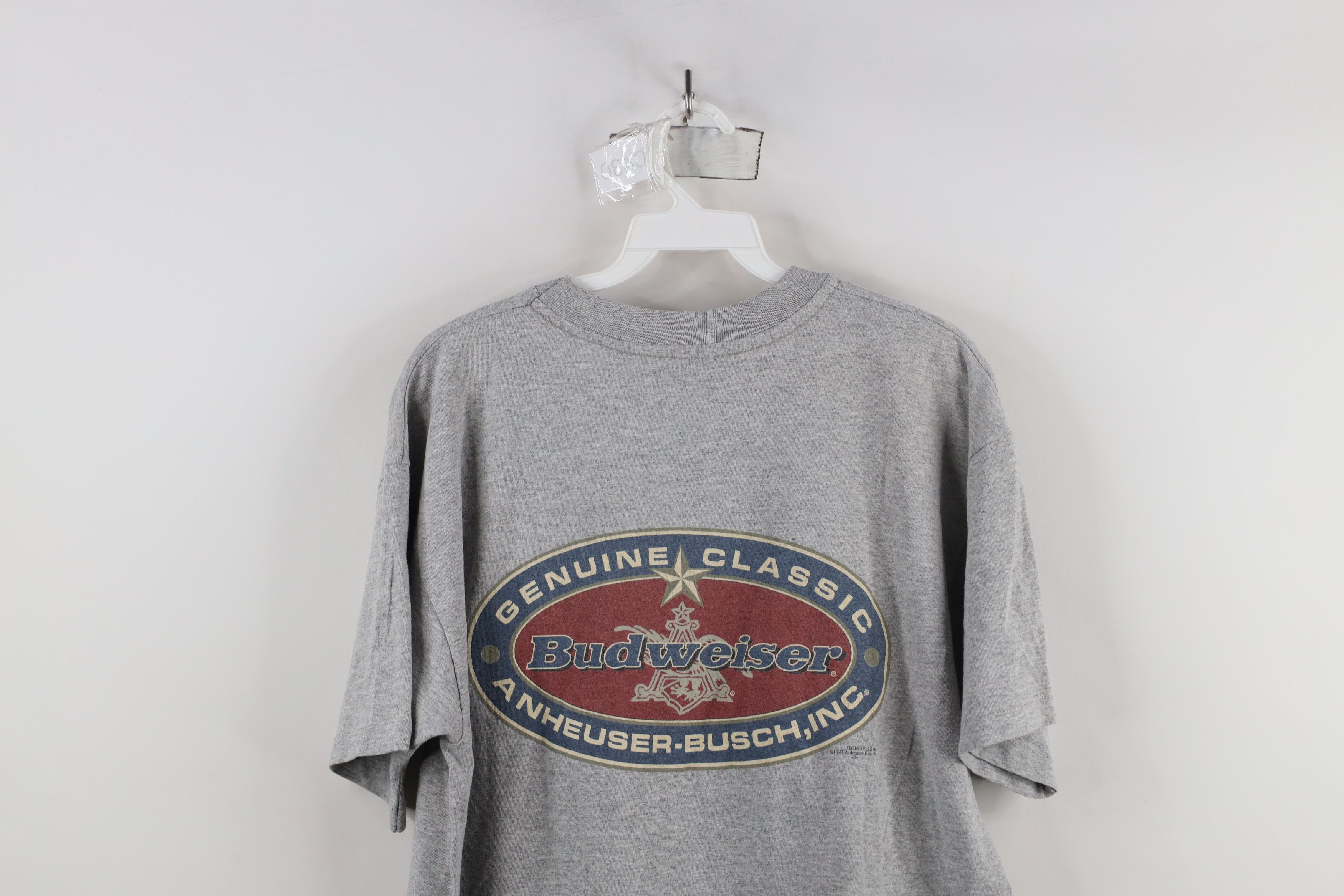 Vintage Vintage 90s Anheuser Busch Budweiser Spell Beer T-Shirt USA Size US L / EU 52-54 / 3 - 11 Thumbnail