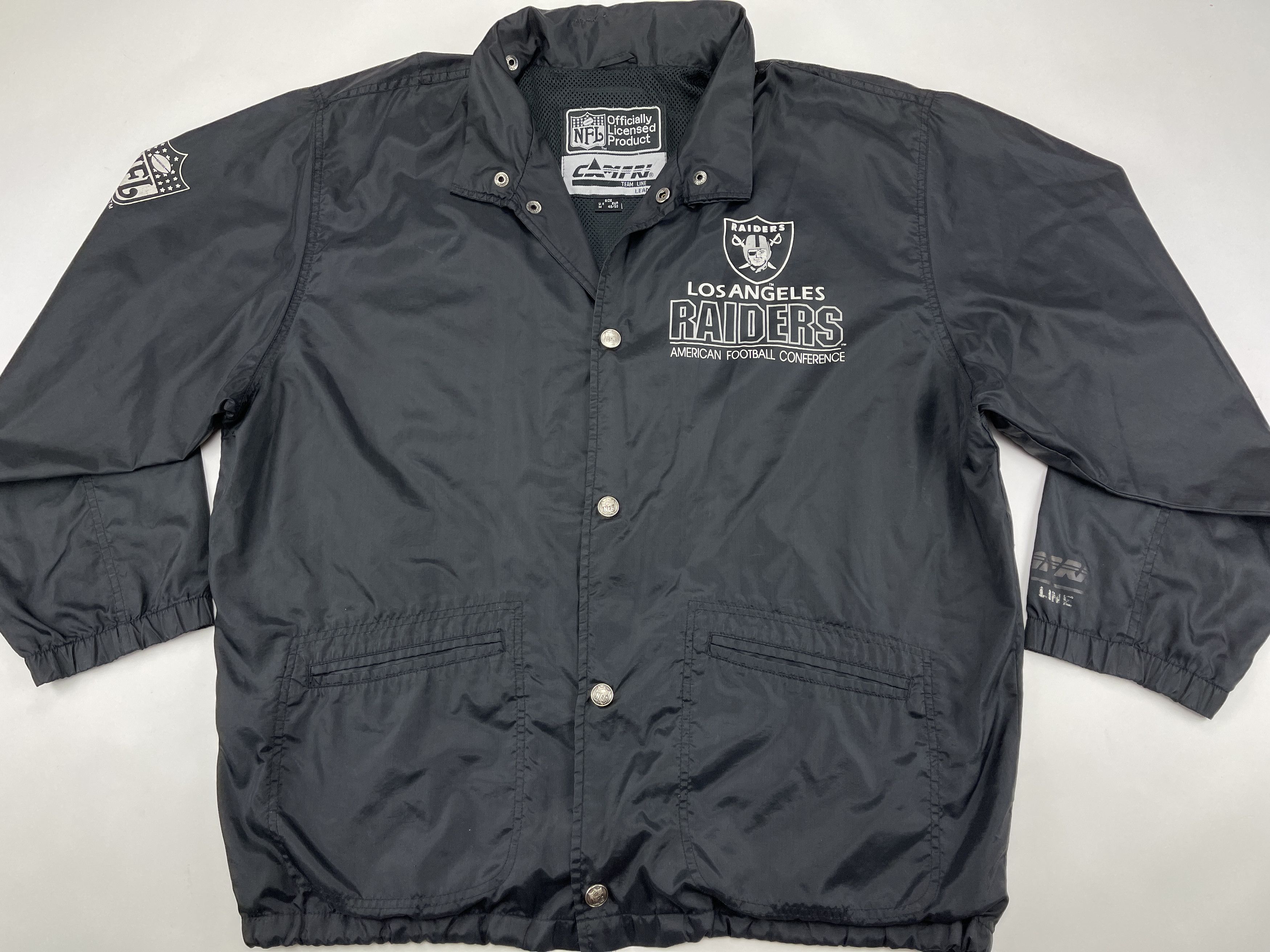 NFL Los Angeles Raiders jacket, 1991 Campri Teamline vintage M Size US M / EU 48-50 / 2 - 9 Thumbnail