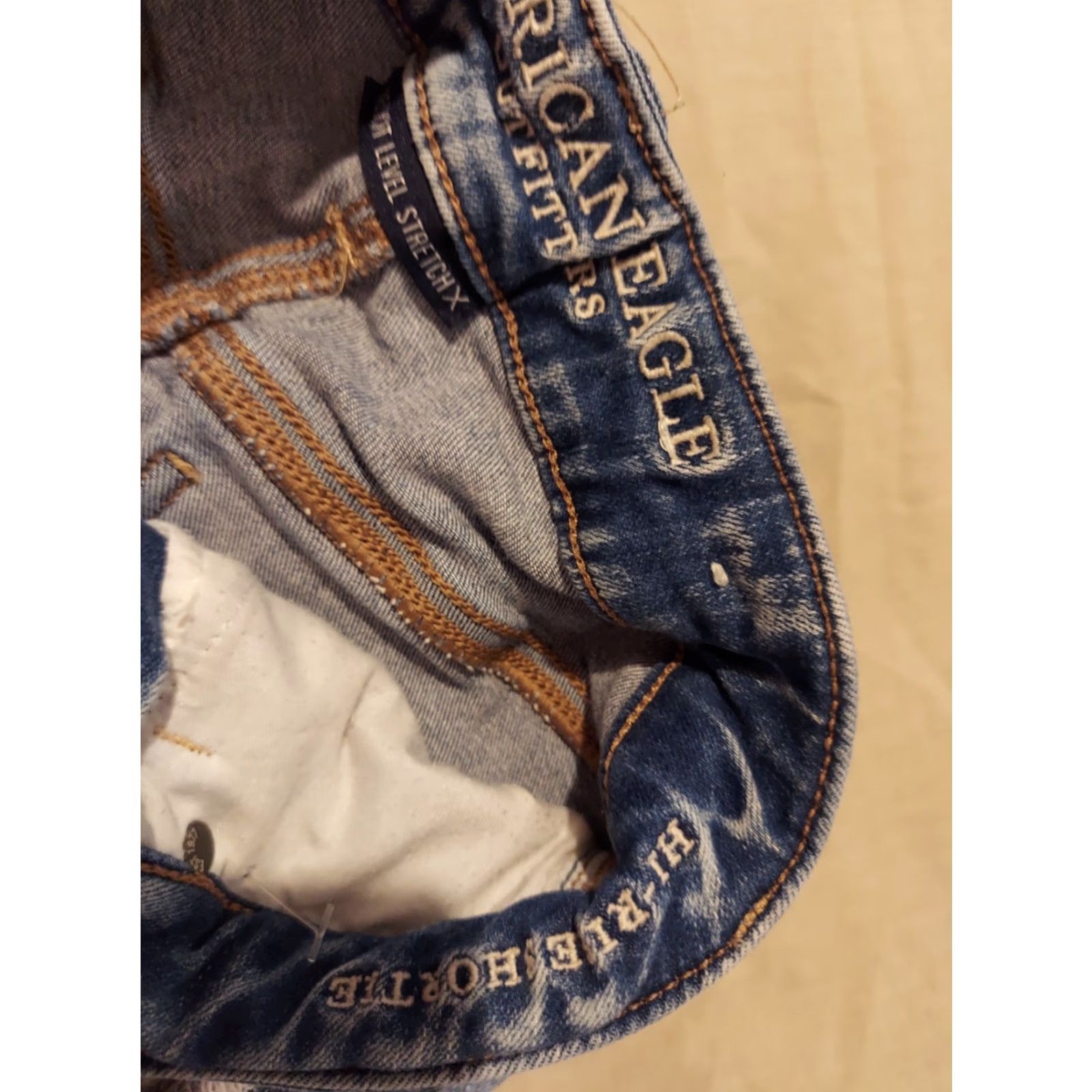 American Eagle Outfitters Womens American Eagle Outfitters Denim Shorts 00 Jeans Blue Dark Denim 5-Pocket Stretch Casual Summer Women Size 24" / US 00 / IT 34 - 3 Thumbnail