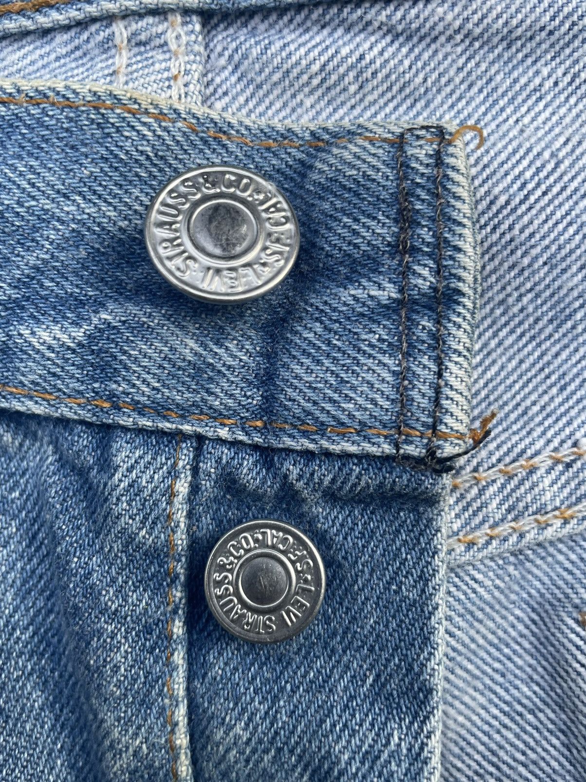 Levi's Vintage 1990 Levis 501 e Usa Size US 30 / EU 46 - 19 Thumbnail