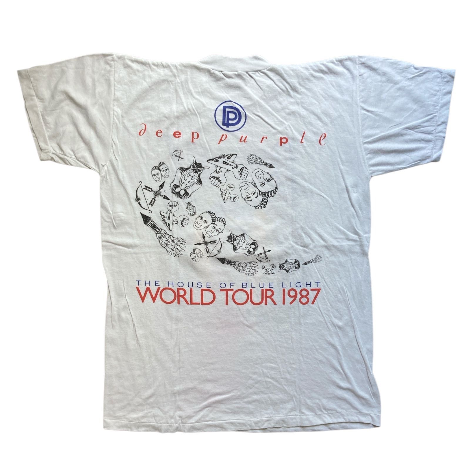 Other Rare Deep Purple 1987 World Tour The House Of Blue Light Size US L / EU 52-54 / 3 - 2 Thumbnail
