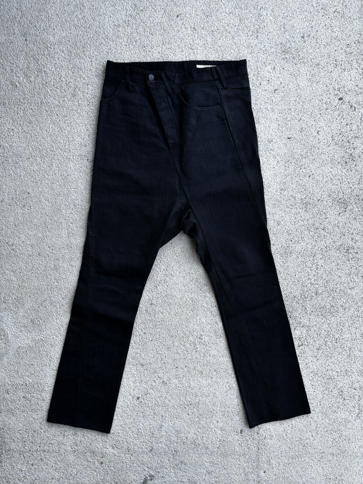 Carol Christian Poell Black PM/2662 COWO/11 Drop Crotch Wool Blend