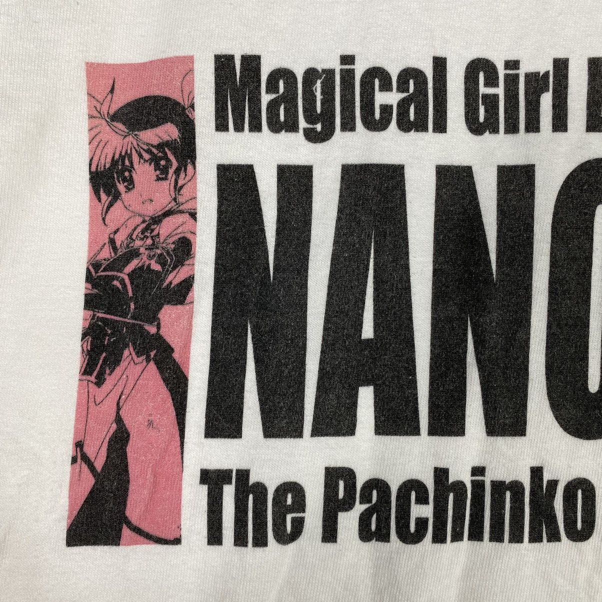 Anime × Japanese Brand × Vintage MAGICAL GIRL LYRICAL NANOHA THE PACHINKO ANIME MOVIE TEE Size US L / EU 52-54 / 3 - 4 Thumbnail