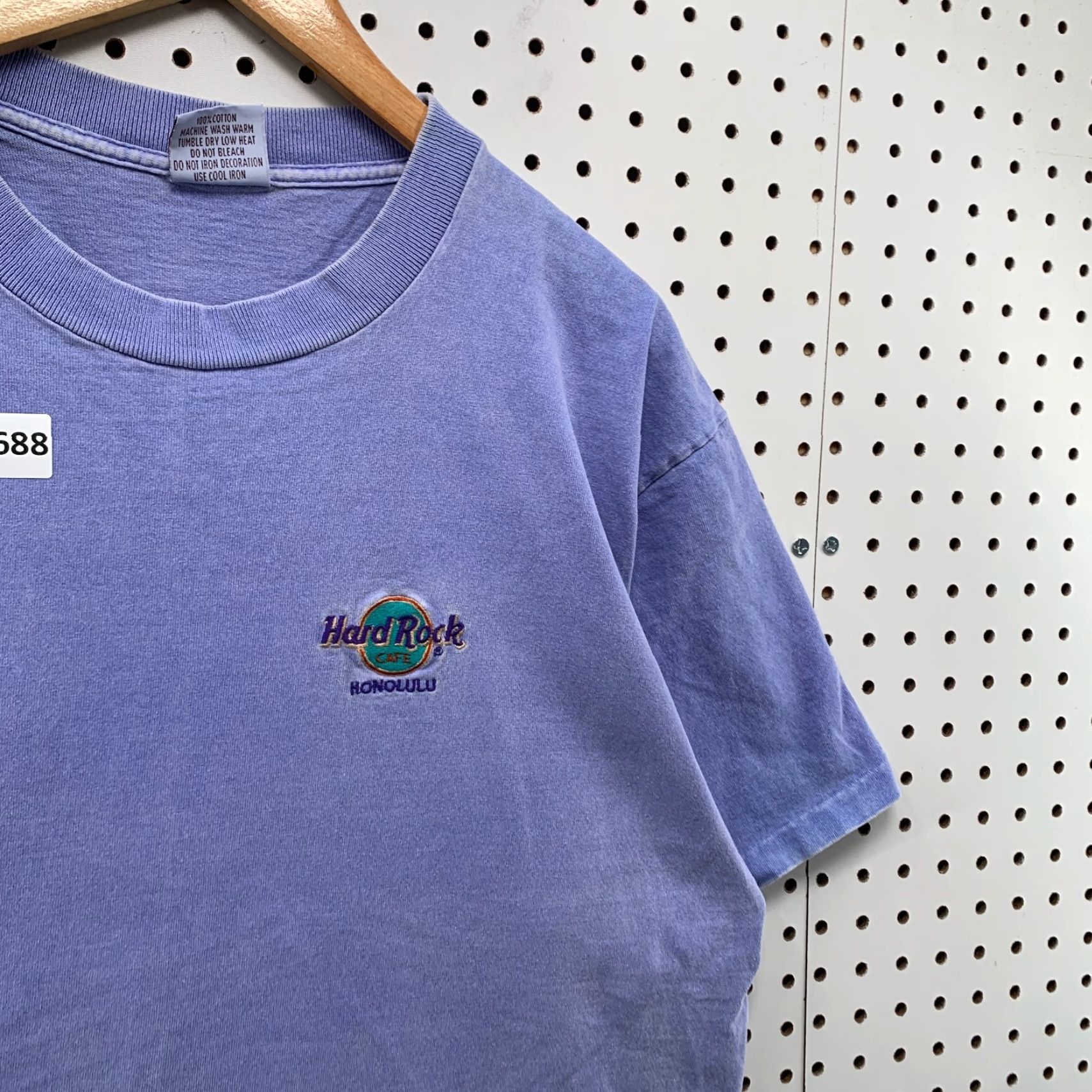 Hard Rock Cafe VINTAGE Hard Rock Shirt Hawaii Honolulu Blue L Adult Mens Size US L / EU 52-54 / 3 - 5 Thumbnail