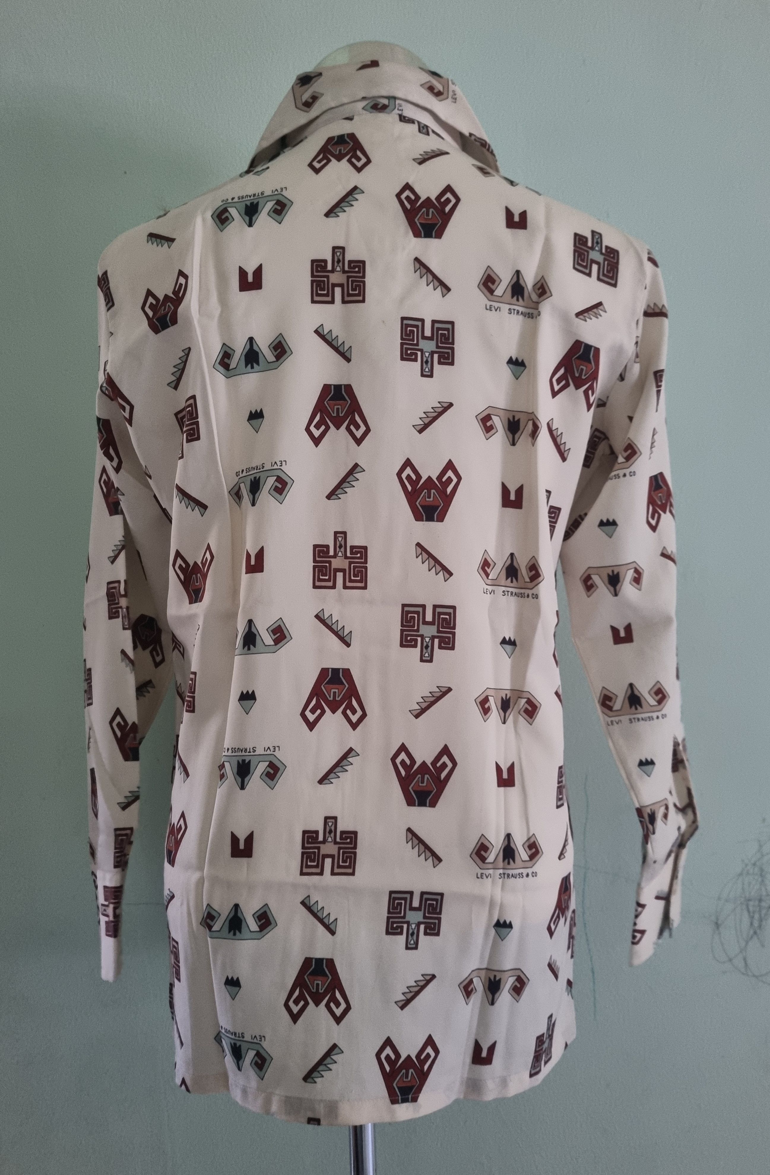 Levi's × Vintage Vintage 70s Levi's Western Aztec Native American Button Size US M / EU 48-50 / 2 - 2 Thumbnail