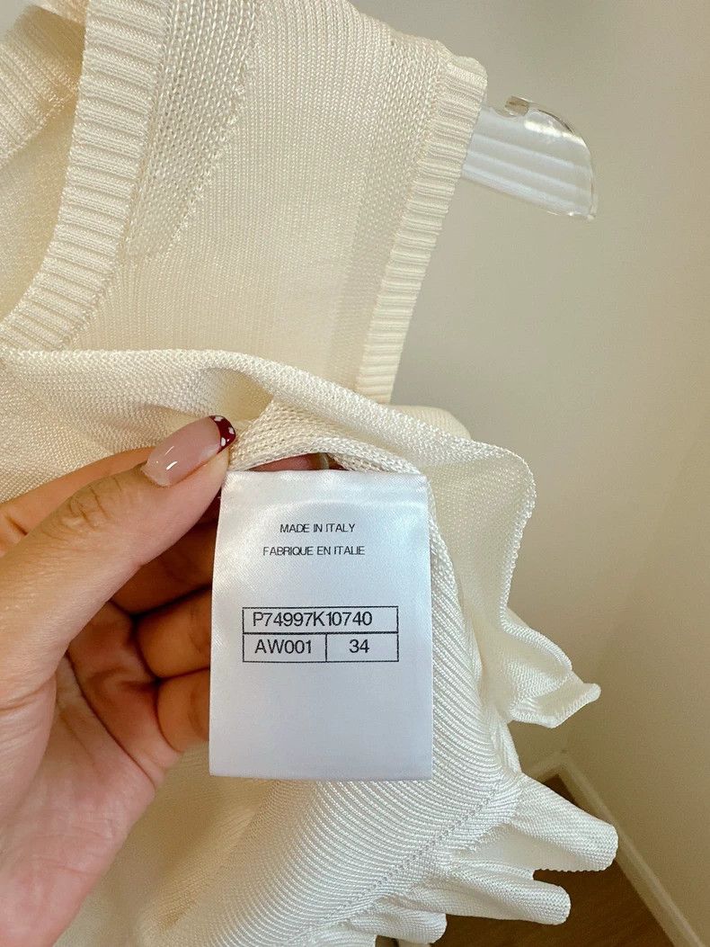 Chanel Chanel 23s beige knitted vest Size XXS / US 00 / IT 34 - 4 Thumbnail